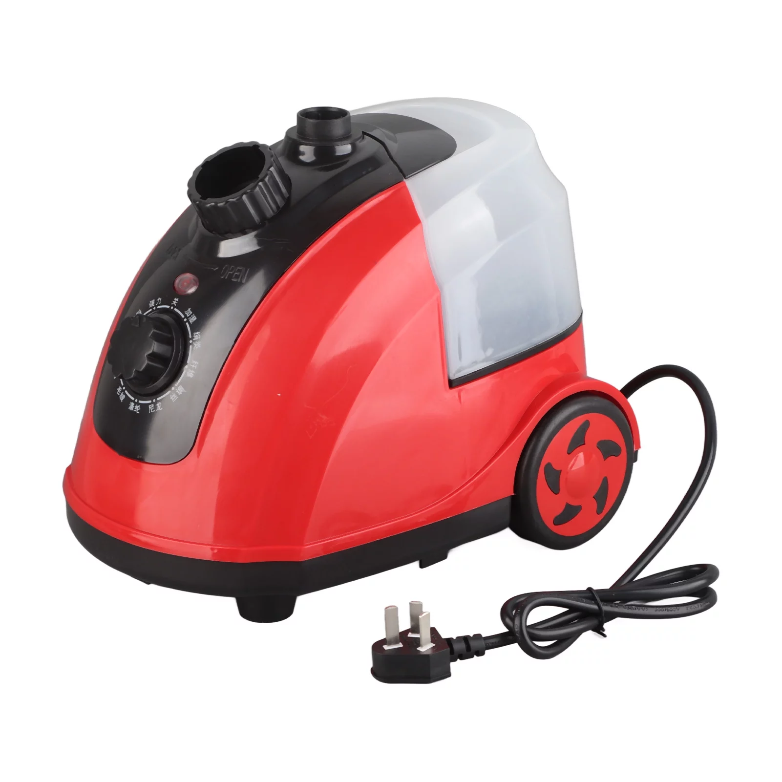 1800W Garment Steam Iron Professional Electric Iron for Home Use - Red (CN Plug AC220V)