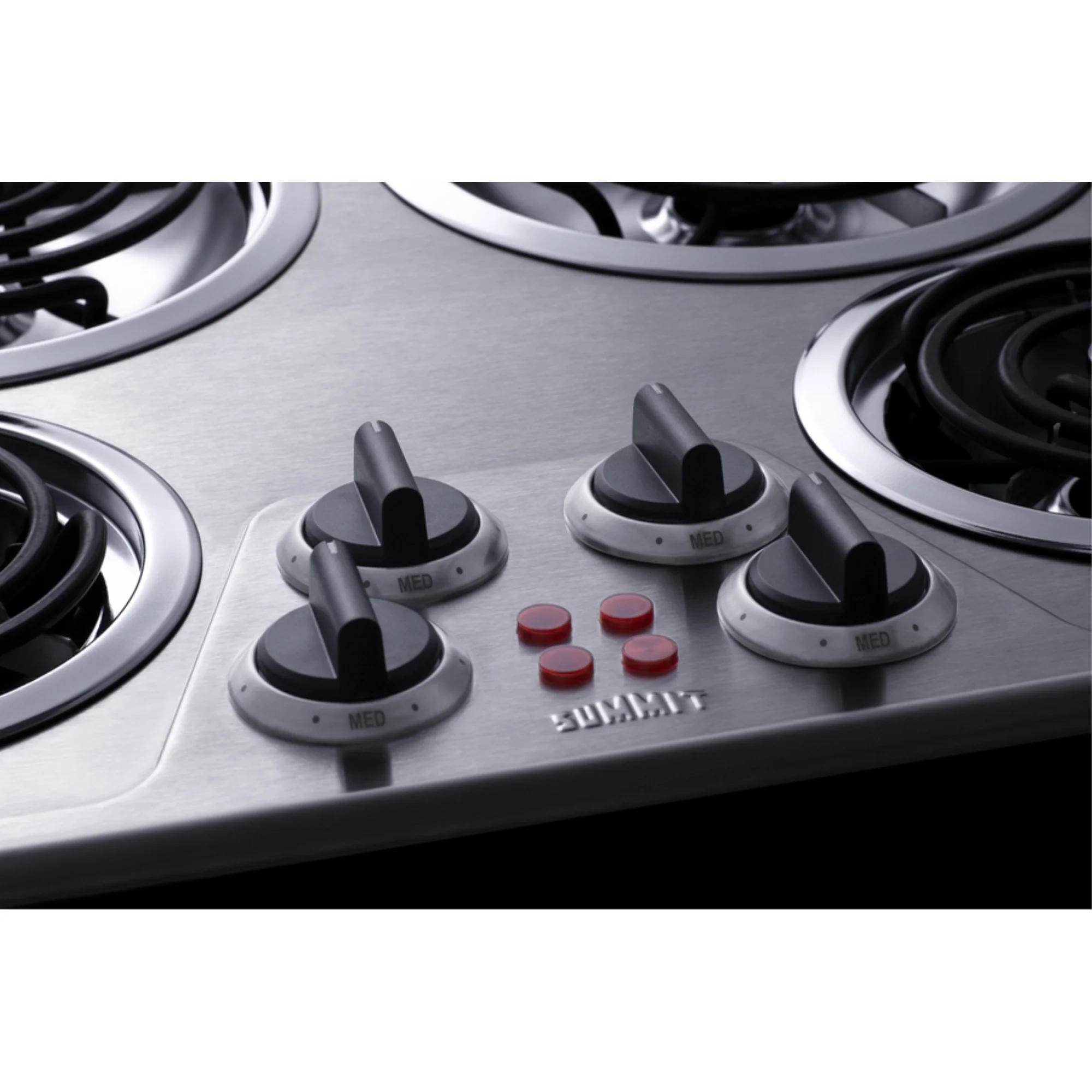 24' Wide 240V 4-Burner Coil Cooktop
