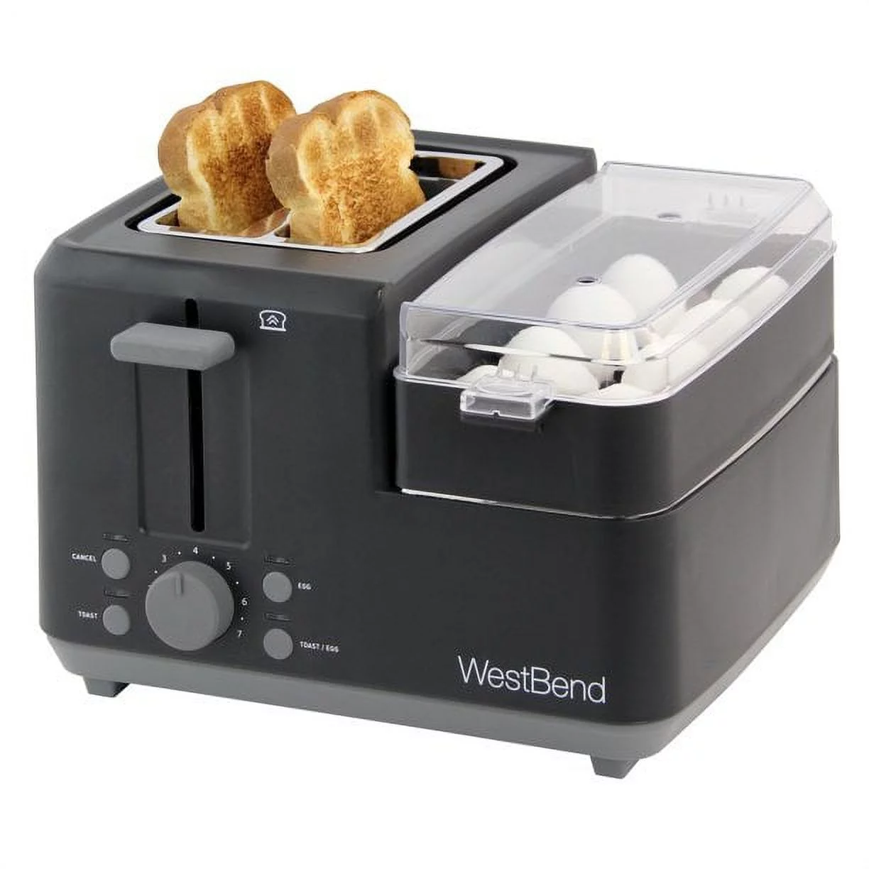 2-Slice Breakfast Station Egg & Muffin Toaster, 78500