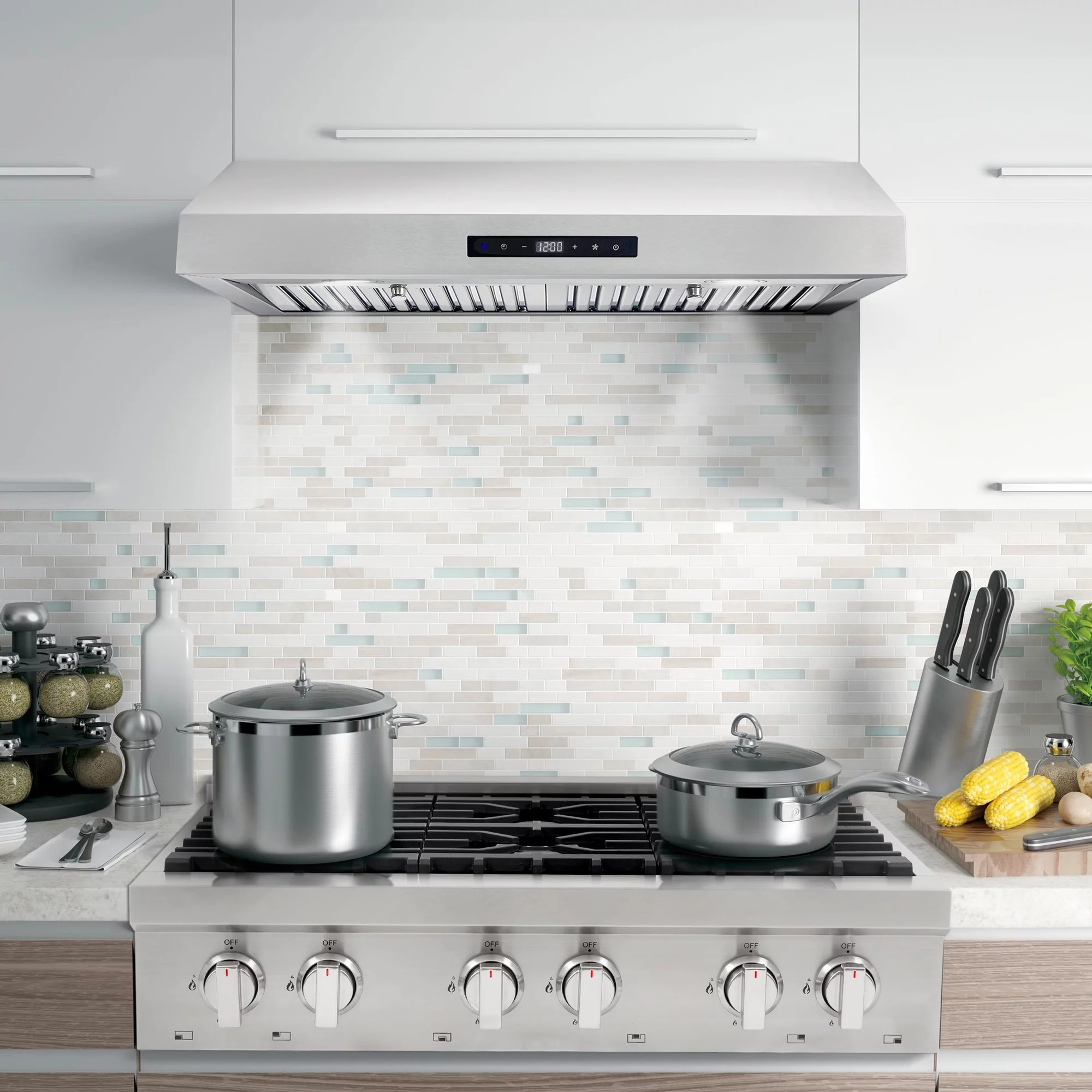 Cosmo UMC30 30 in. 380 CFM Ductless Under-Cabinet Range Hood