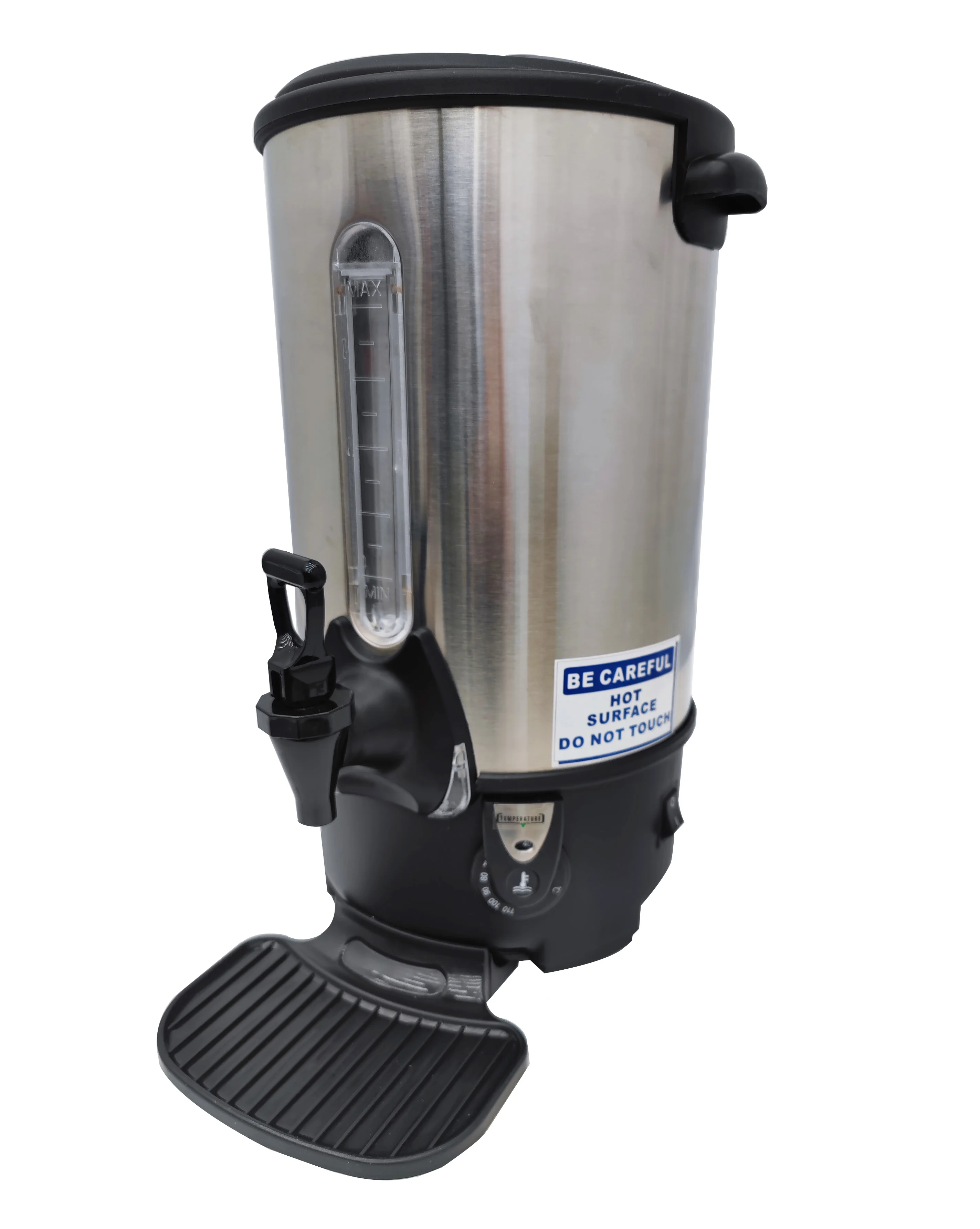 INTSUPERMAI Hot Water Dispenser with Faucet Water Heater Warmer Kettle for Office Kitchen 8L 304 ss