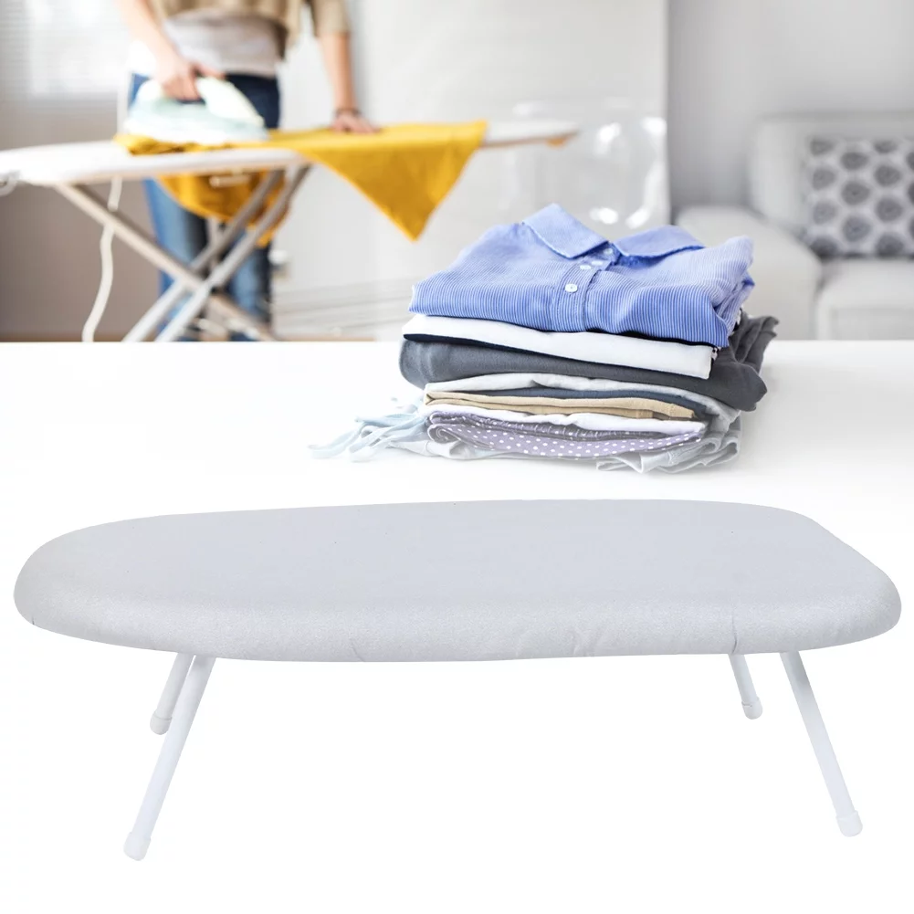 Folding Steel Tube Mini Household Ironing Board Desktop Ironing Table for Home Use