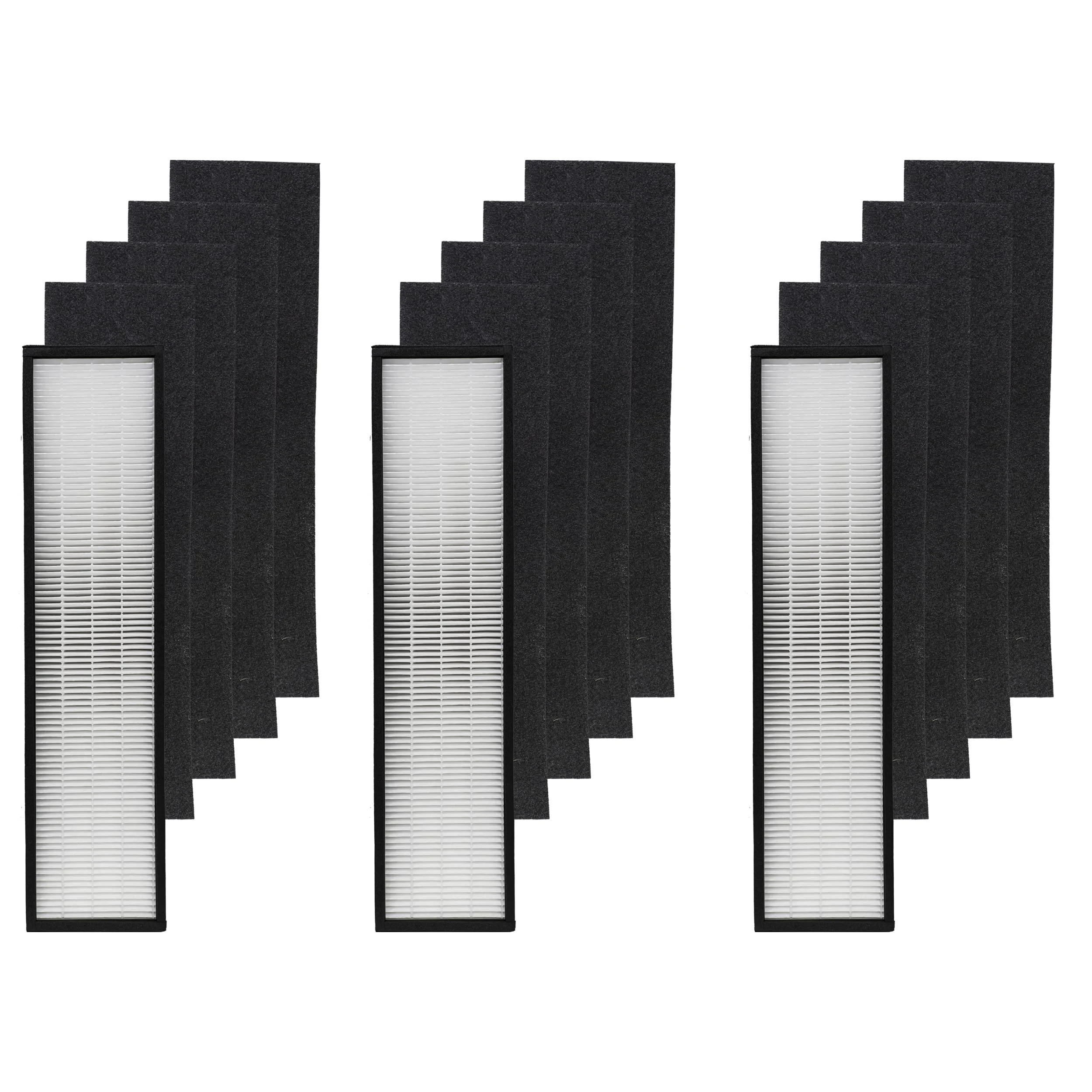 Filter-Monster �C Replacement HEPA Filter with 4 Carbon Pre-Filters Set, 3 HEPA and 12 Carbon Filter Pack - Compatible with GermGuardian FLT5000 Air Purifier Filter Size C