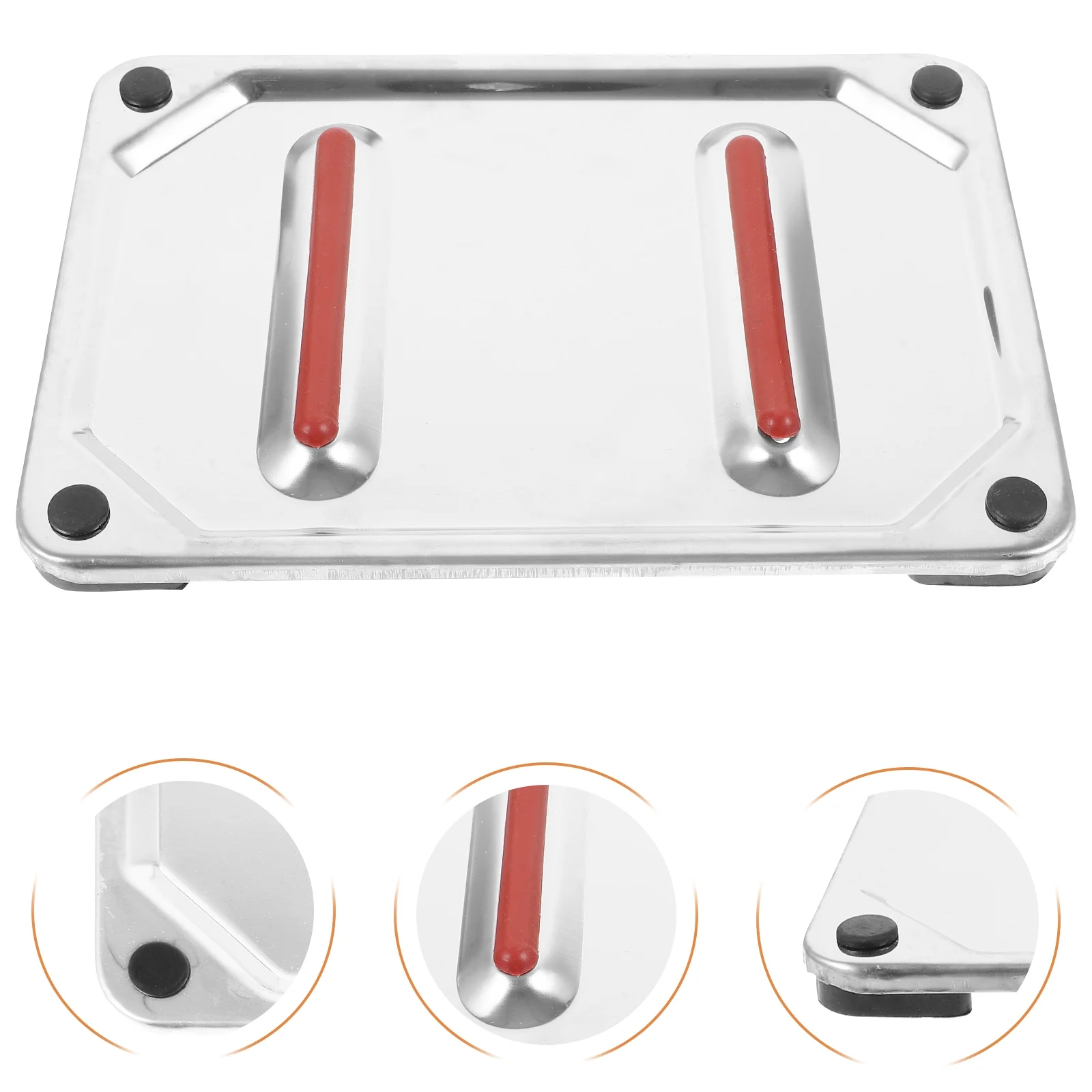 4pcs Stainless Steel Ironing Insulated Pad Counterop Protective Iron Rest Heat-resistant Ironing Board