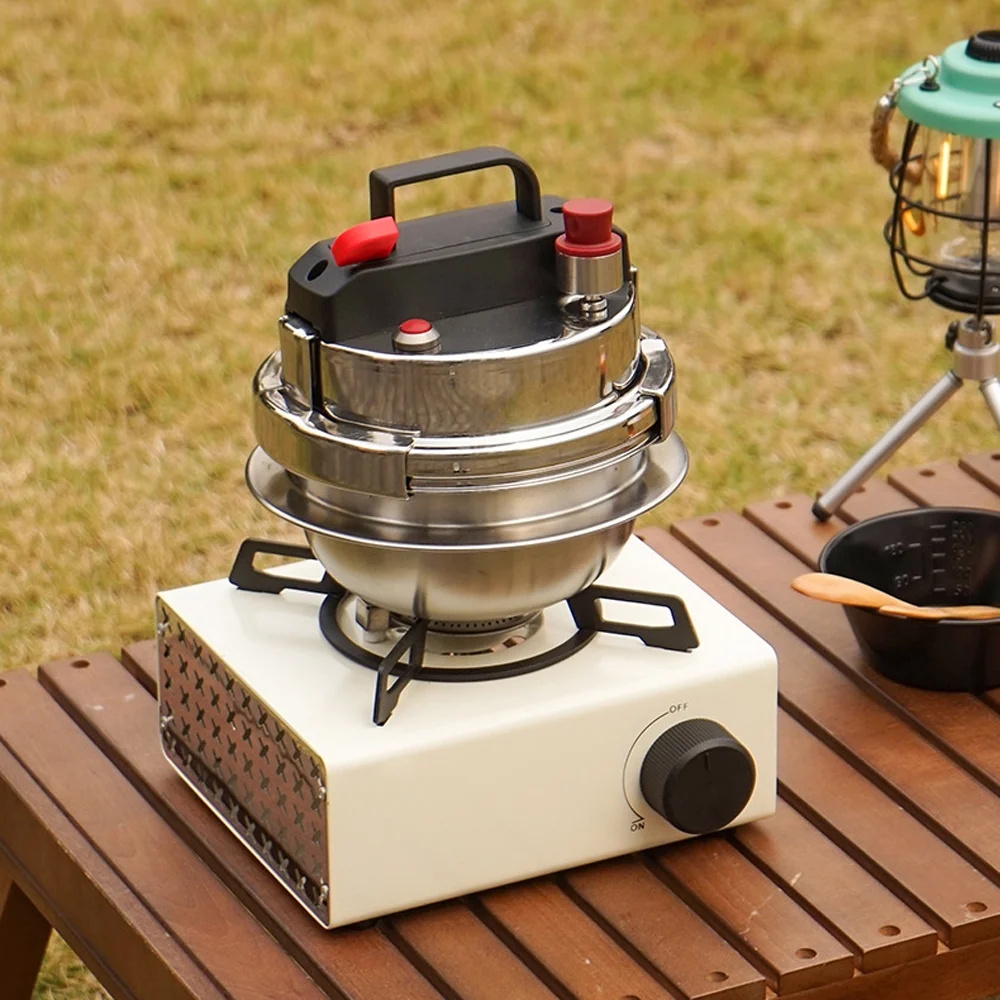 Cooker, Portable Pressure Kitchen Cookware Pot Pressure Cooker 1.6l Vehicle Pressure Cooker Kitchen Cookware Mewmewcat Huiop Qisuo Pot