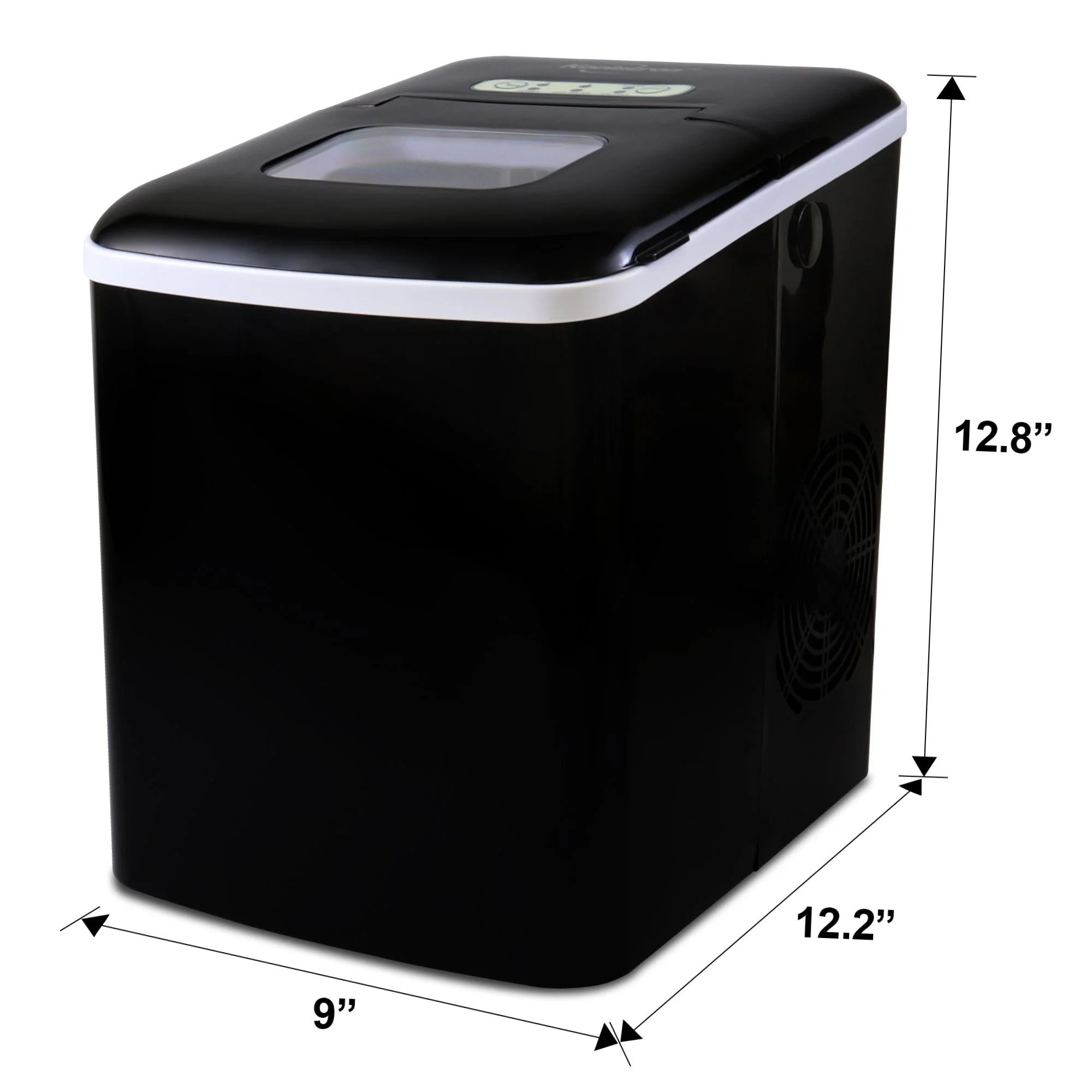 Koolatron Nugget Ice Maker Countertop, Portable Ice Maker Machine with Self-Cleaning Function, Easy Operation, Pellet Ice Maker for Home/Kitchen