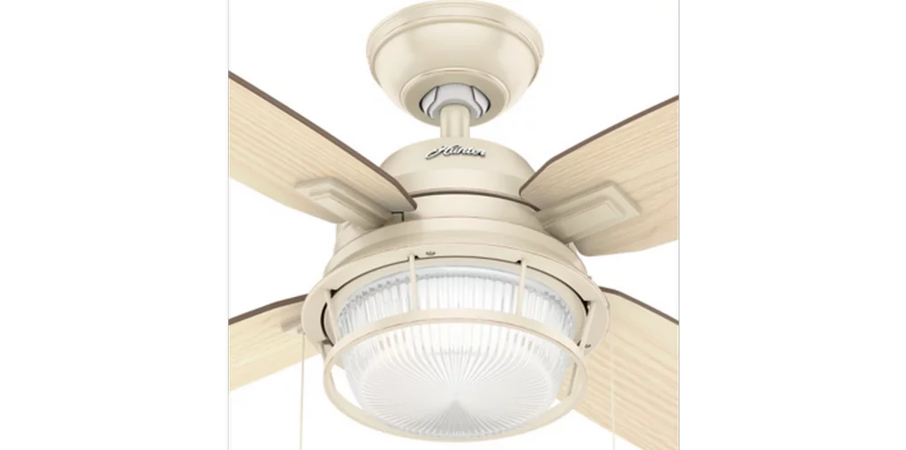 Hunter Ocala 52' Indoor/Outdoor Ceiling Fan w/ LED Light and Pull Chain, White
