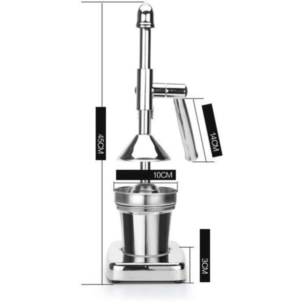 KEINXS Stainless Steel Manual Juicer Hand Lemon Juice Press Squeezer Fruit Extractor