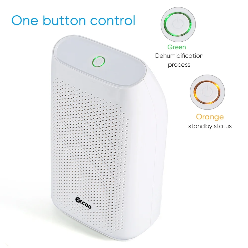 2024 Air Dehumidifier 700ml Ultra Quiet Portable Dehumidifier Moisture Absorber for Home Bedroom US