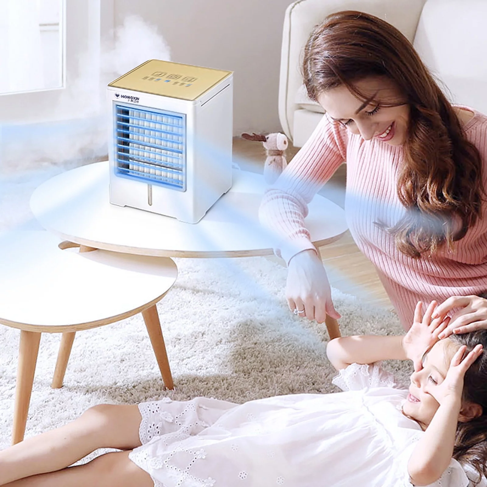 Household Small Cooler Fan Desktop Cooler Small Condit