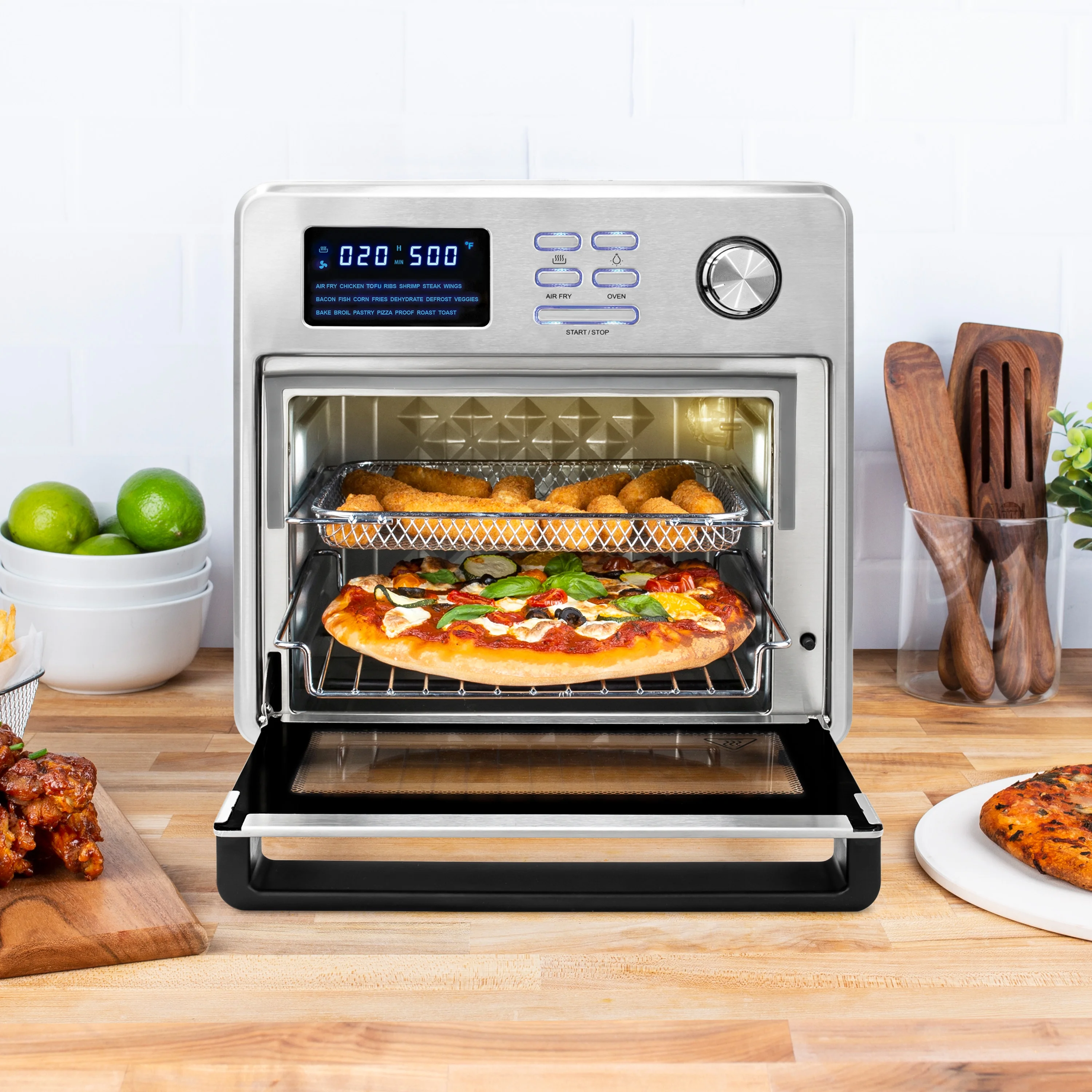 Kalorik MAXX? 16 Quart Digital Air Fryer Oven Stainless Steel, AFO47797SS