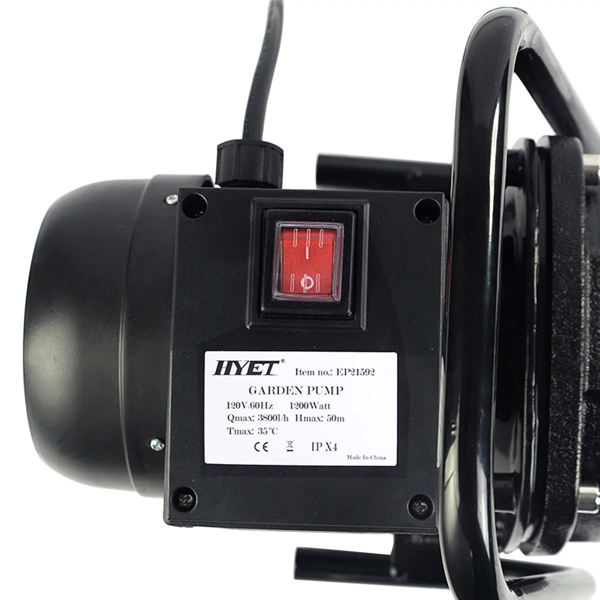Goplus 1200W 1'' Shallow Well Water Booster Pump Home Garden Irrigation 1000GPH