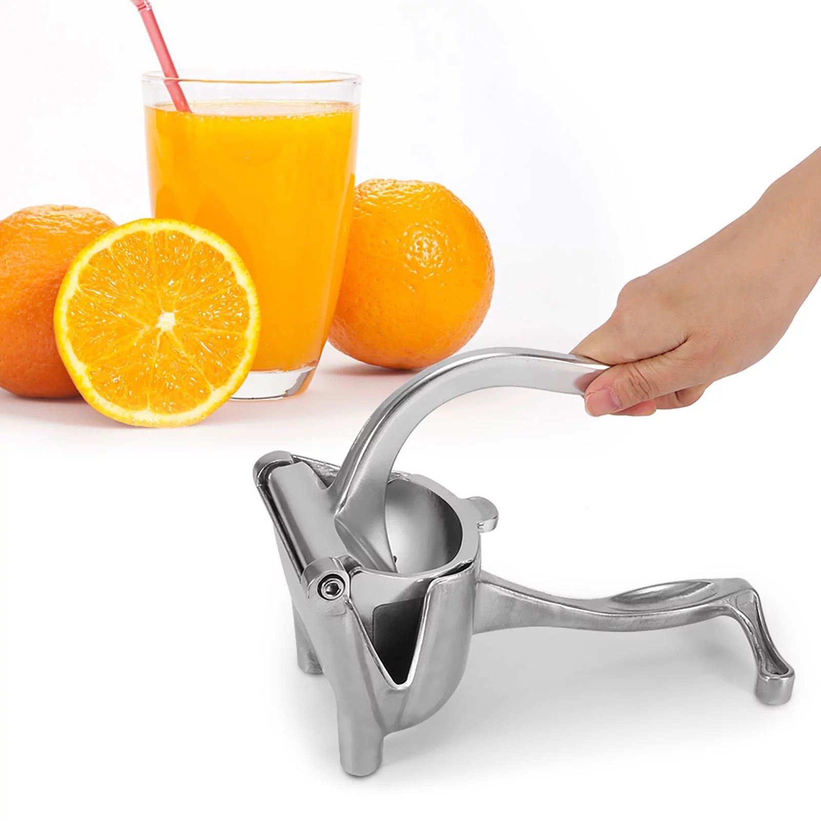 Aluminum Portable Manual Fruit Juicer Lemon Orange Squeezer Extractor Squeezing Tool