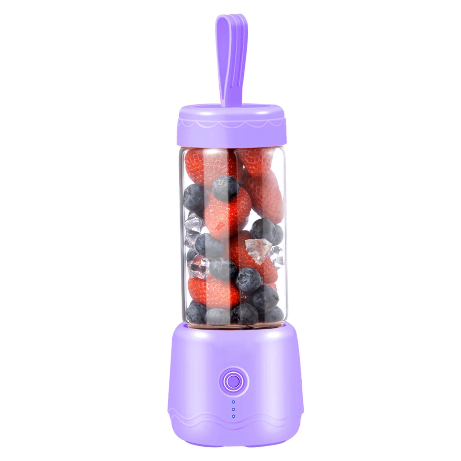 Christmas Holiday Savings 2023! QTOCIO Kitchen Appliances, Portable Blenders, Juicer For Shakes, Fruit Juicer USB Rechargeable With 8 Blades, Handheld Blenders For Sports Travel And Outdoors