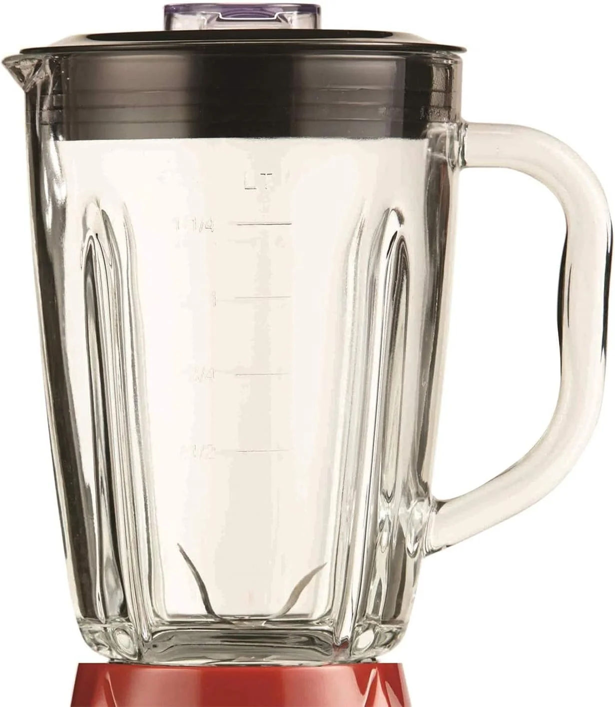 Blender With Glass Jar, 12-Speed + Pulse, Red