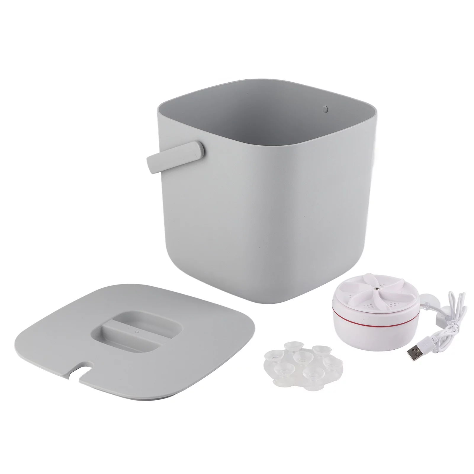2024 3.8L Mini Turbine Washing Machine Noise Reduction Hygienic Portable USB Washing Machine for Socks Underwear