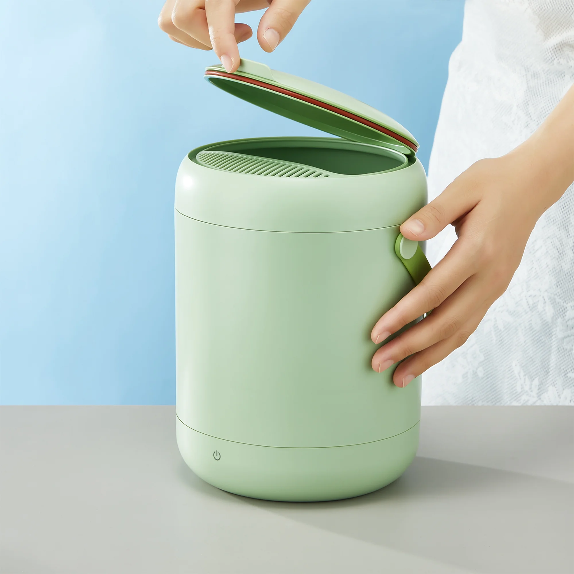 Household Mini Washing Machine, Green Portable Socks Washer
