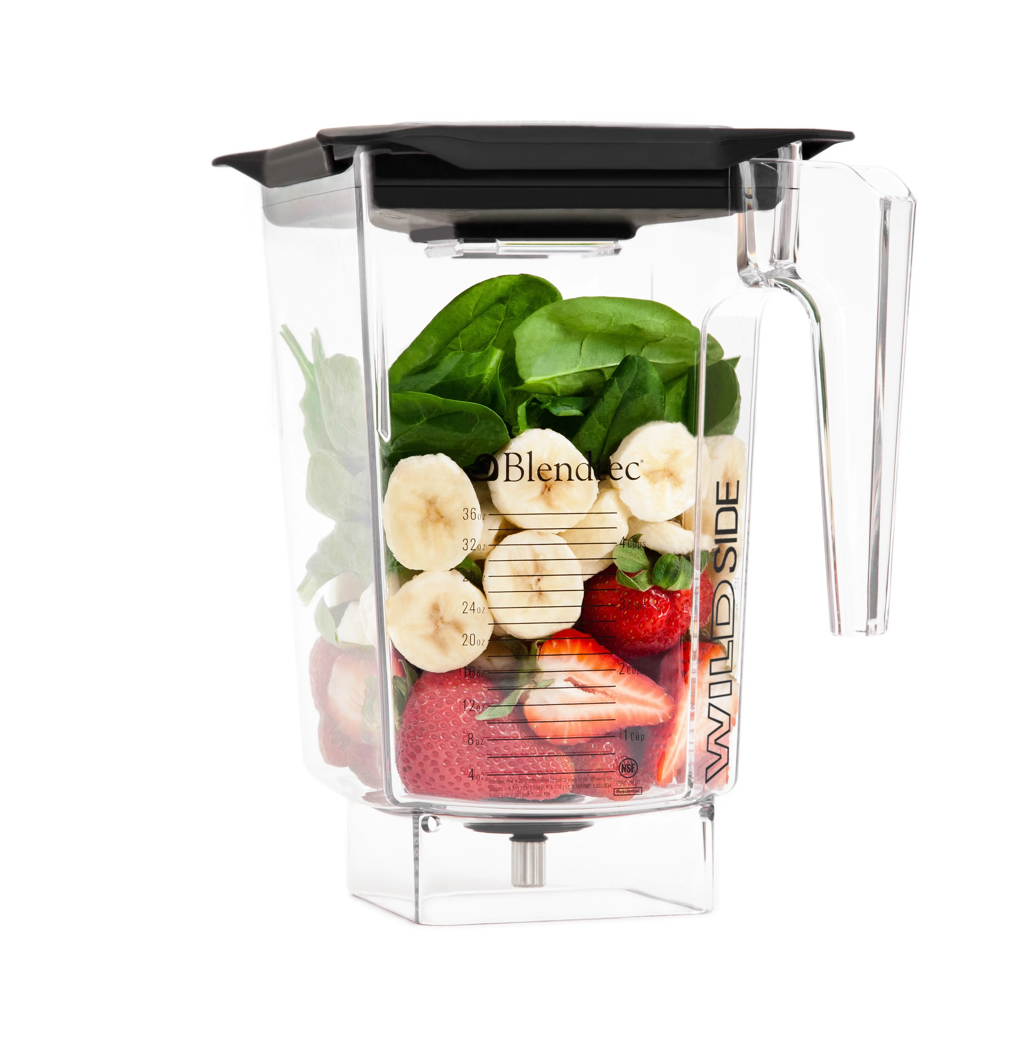 Blendtec Commercial WildSide Blender Jar | 3 Qt. with Latching Lid