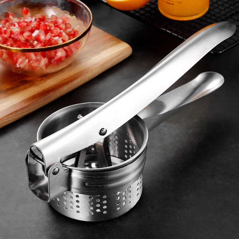 3pcs Manual Mud Presser Stainless Steel Fruit Squeezer Handheld Kitchen Fruit Juicer