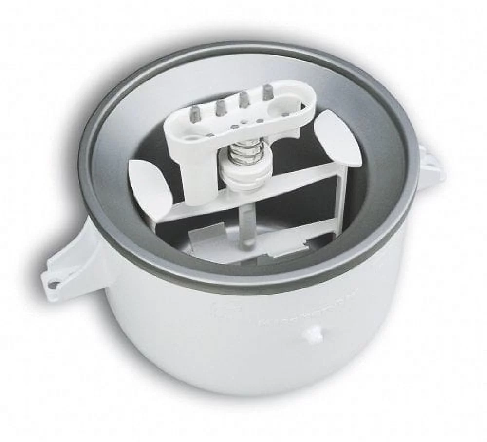 KitchenAid KICA0WH Ice Cream Maker Attachment (Fits 8 quart Mixers)