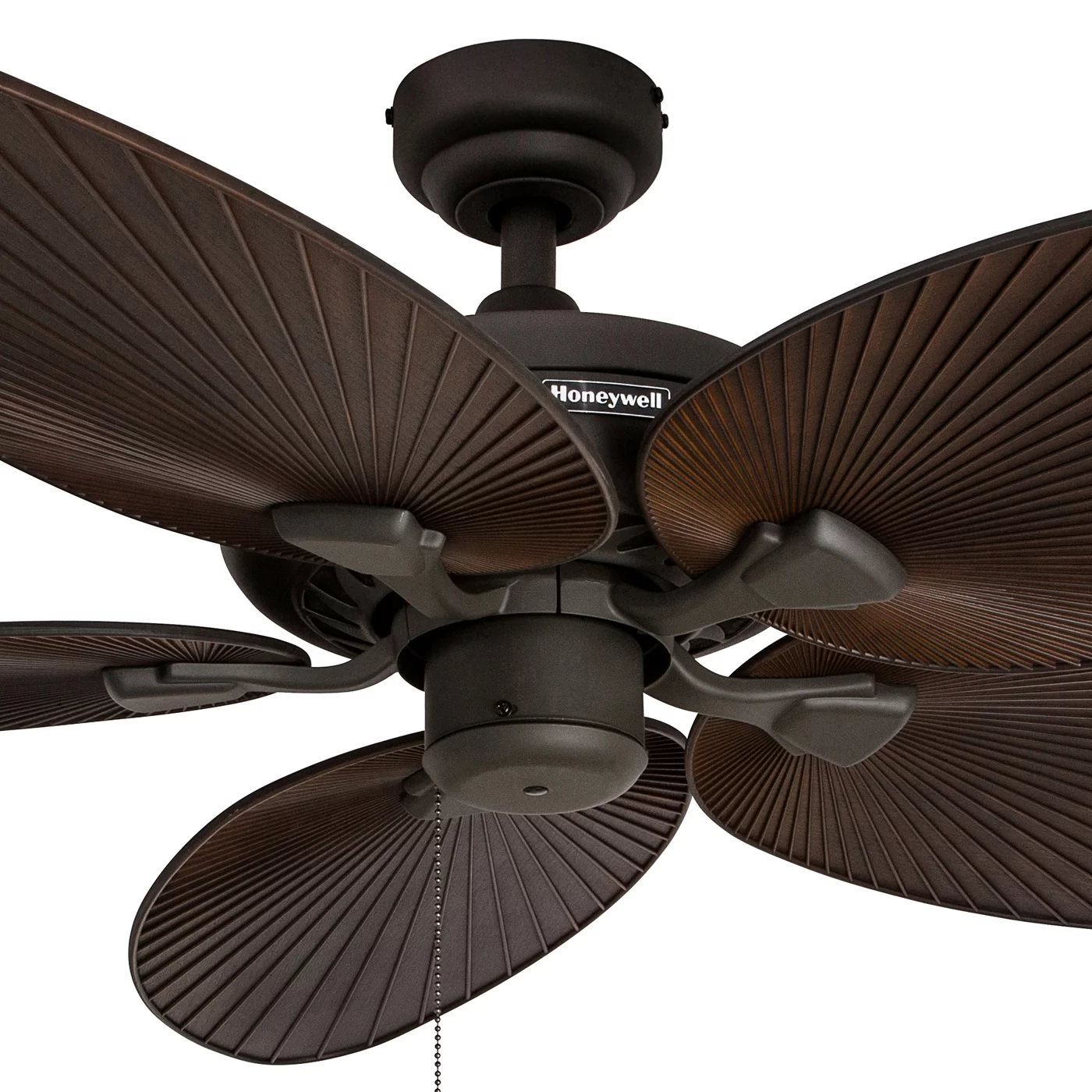 52' Honeywell Palm Island Bronze Tropical Ceiling Fan