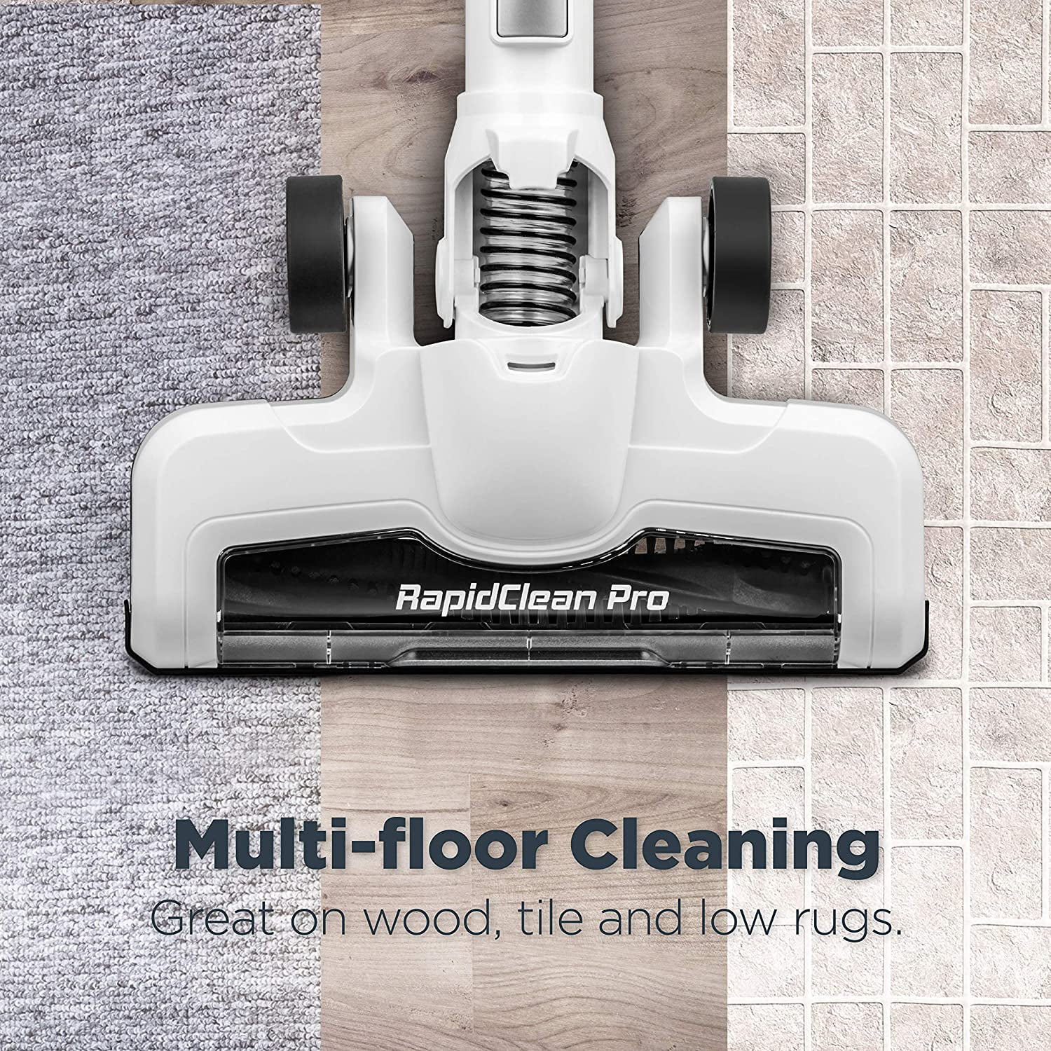 Eureka RapidClean Pro Lightweight Cordless Vacuum Cleaner, High Efficiency Powerful Digital Motor LED Headlights, Convenient Stick and Handheld Vac, Essential