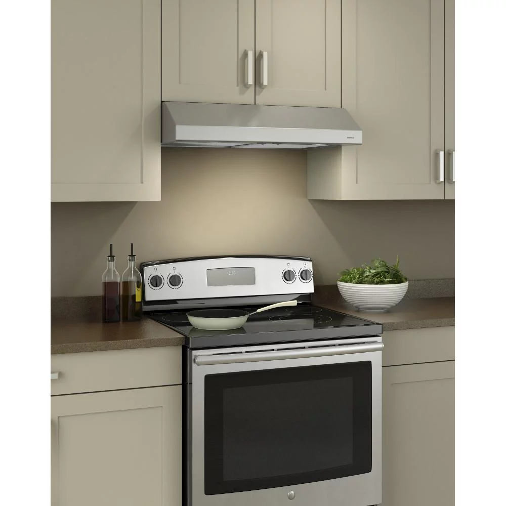 Broan Glacier BCSD1 Series 36' Convertible Under-Cabinet 250 CFM Range Hood, Stainless Steel