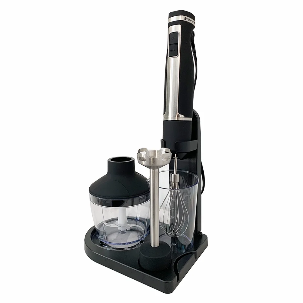 Blendtec - Immersion Hand Blender - Blender, Mixer and Food Processor - 3 in 1 Kitchen All Purpose Tool - Stainless Steel