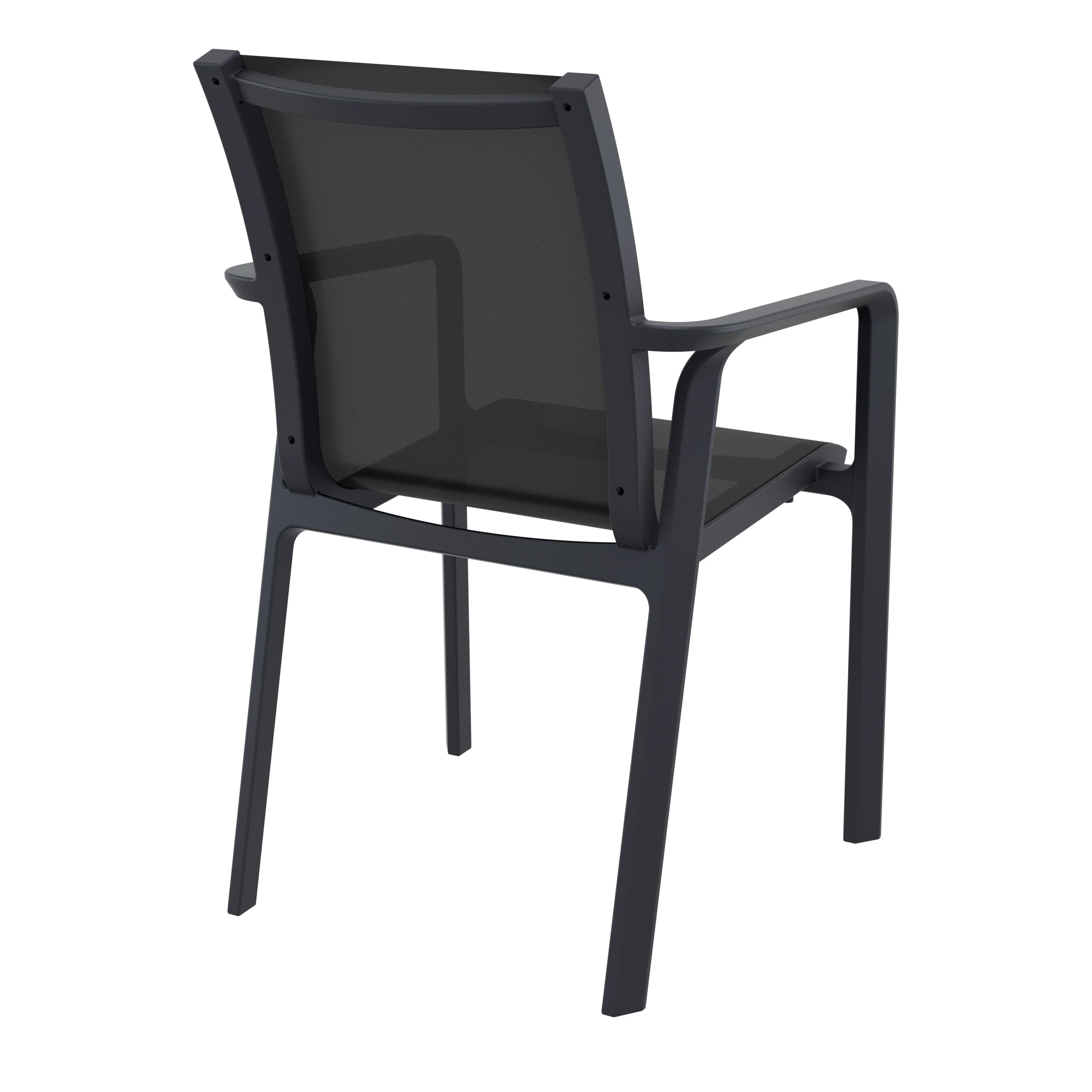 Compamia Pacific Sling Arm Chair in Black