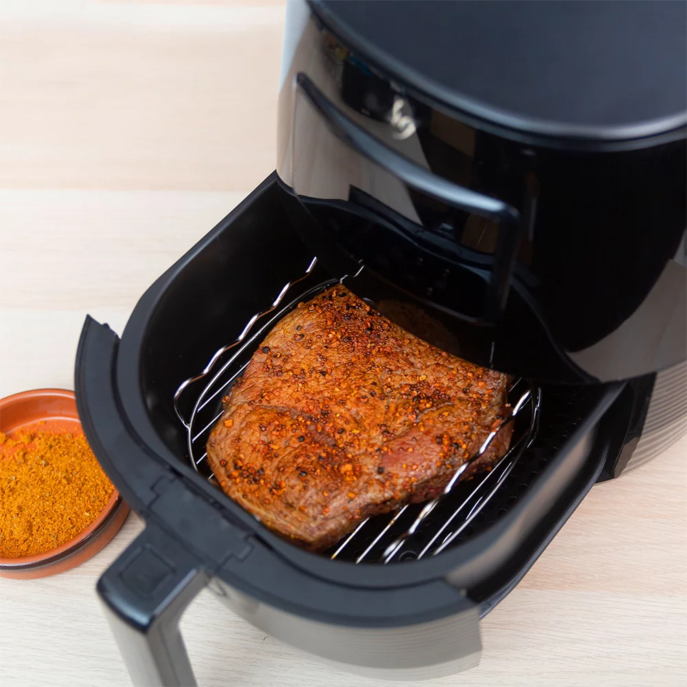 Deco Chef DCDAIR05BLK Digital 5.8QT Electric Air Fryer Healthier & Faster Cooking Black Bundle with 1 Year Extended Protection Plan