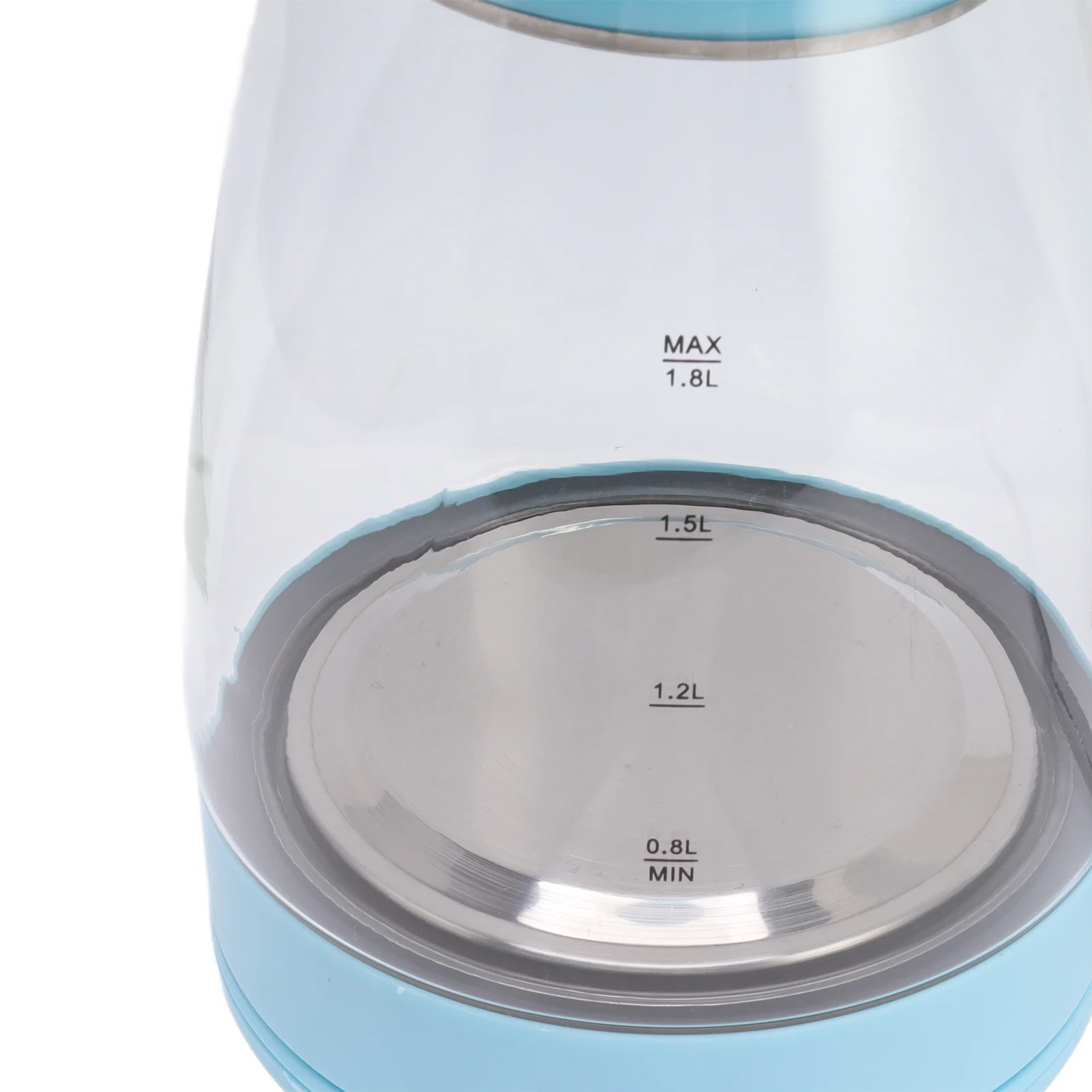 Big sale 1800W Electric Kettle 2L Hot Water Boiler Wide Opening Glass Tea Kettle Auto Shut Off Boil Dry Protection EU Plug 220V Blue