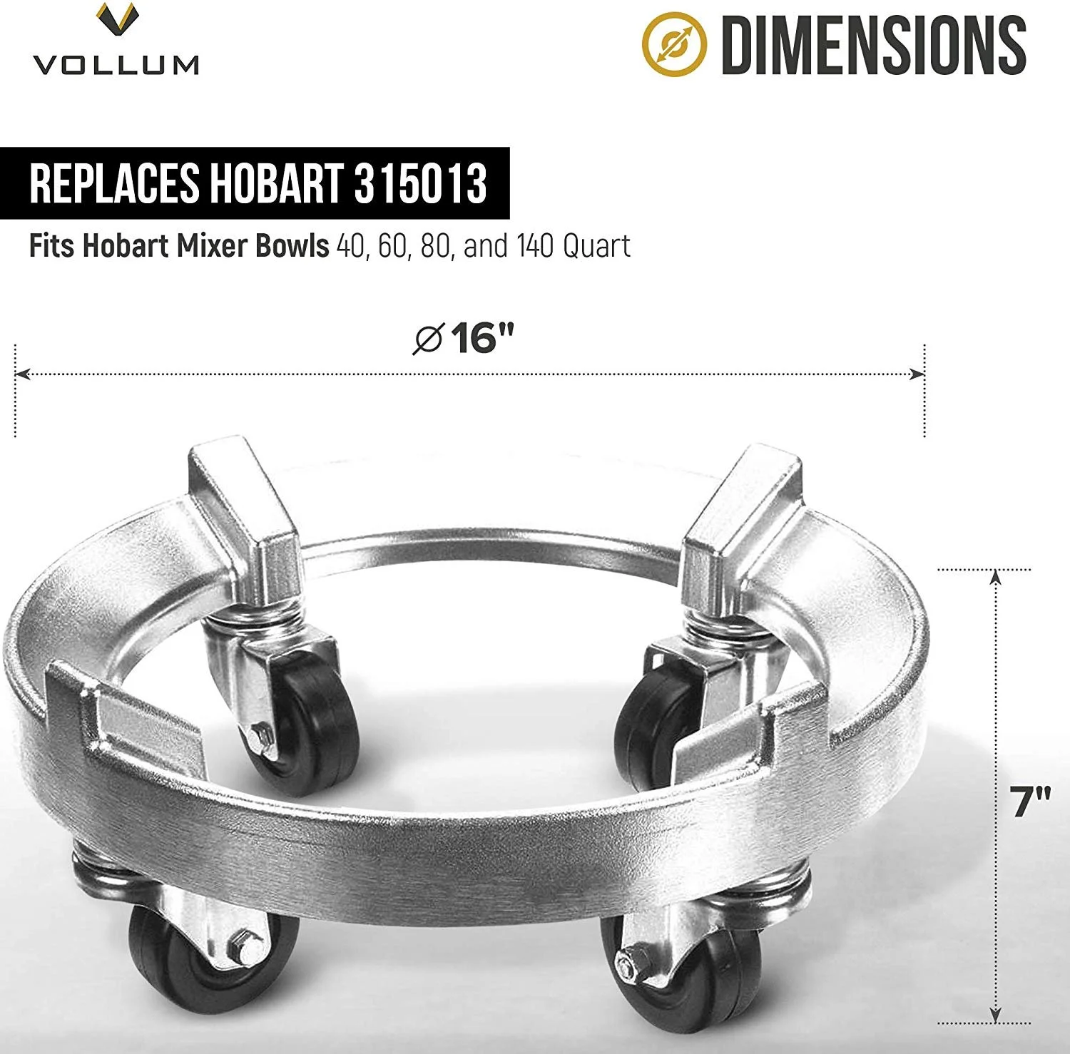 Hobart Mixer Bowl Dolly/truck - Part# 315013