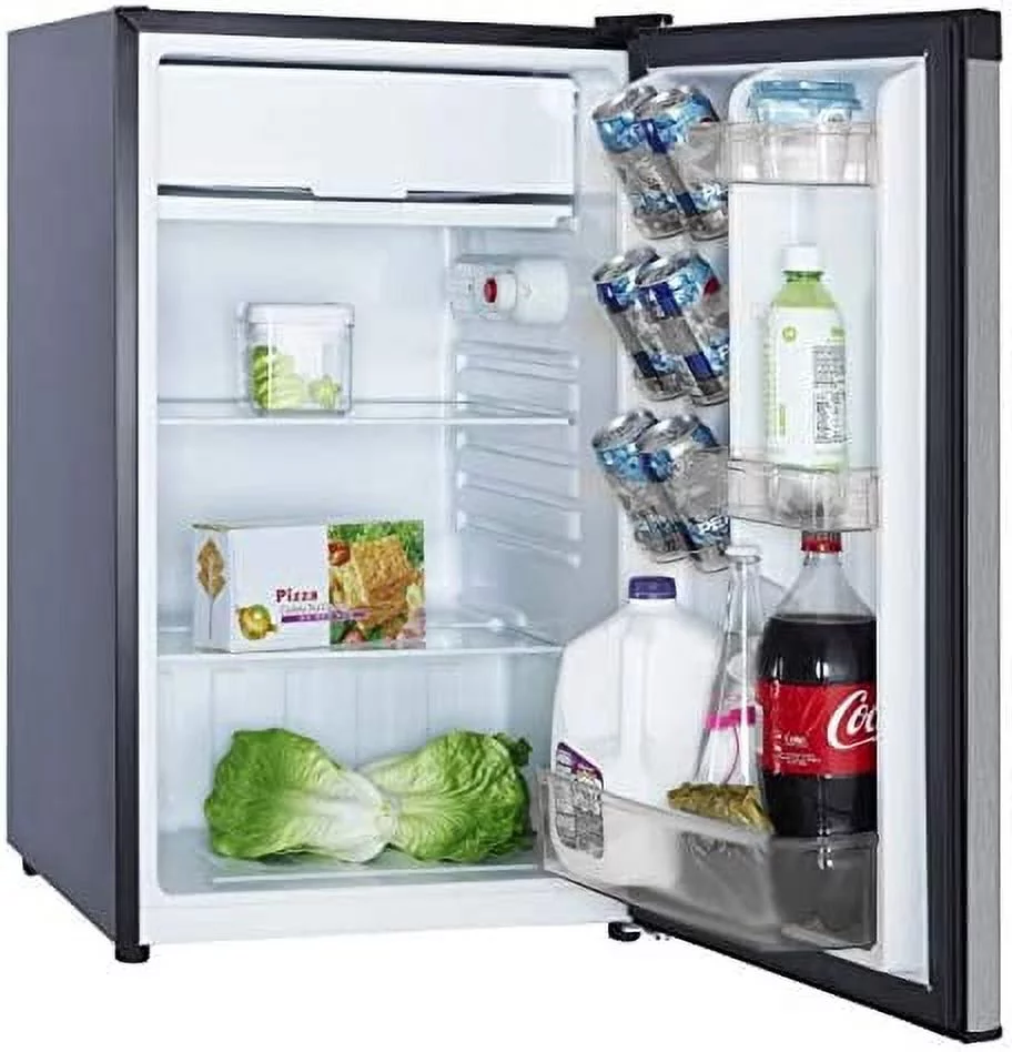 Impecca RC-1335SL 3.3 cu. ft. Compact Refrigerator, Stainless Look