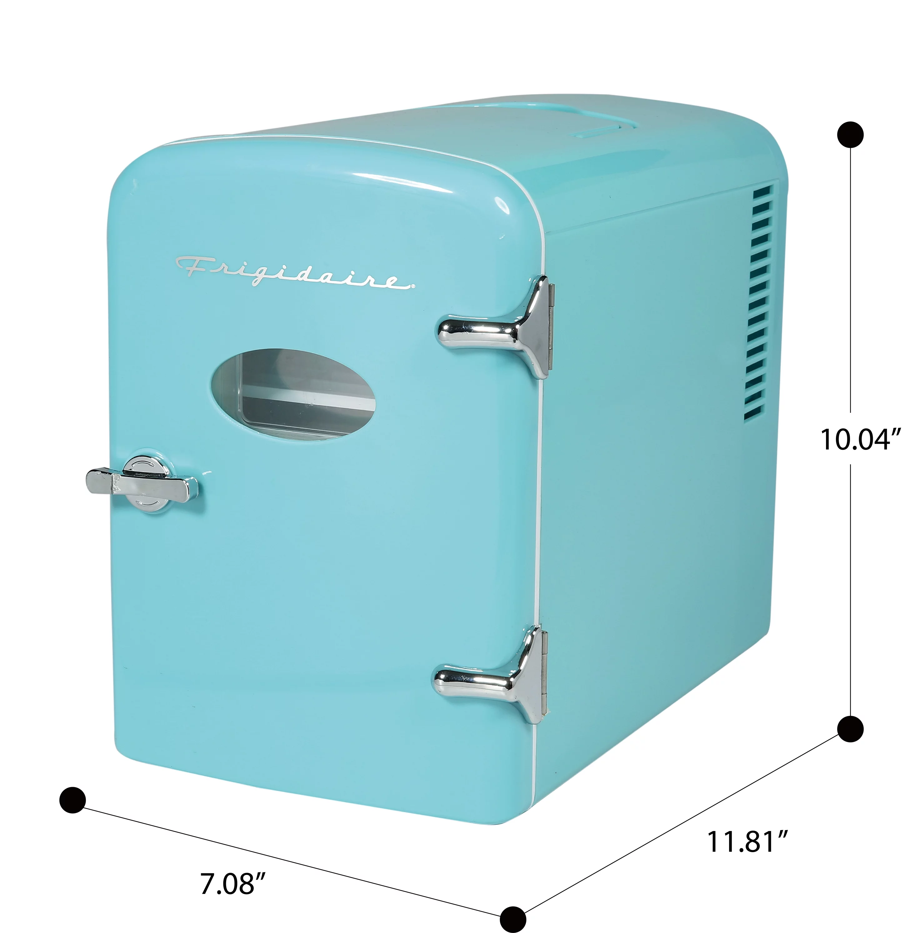 Frigidaire Portable Retro Extra Large 9-Can Capacity Mini Cooler, EFMIS175, Blue
