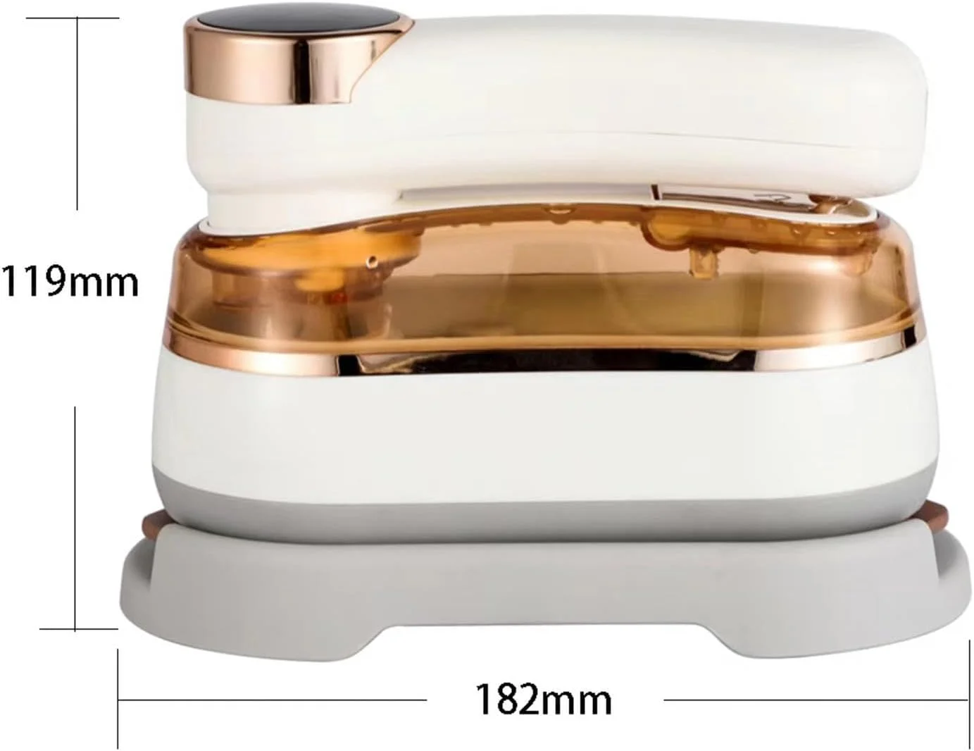 Handheld Iron For Clothes 180�� Rotating Handle, Steam Iron Handheld Steam Adjustable, Clothing Steamer Mini Travel Steamer