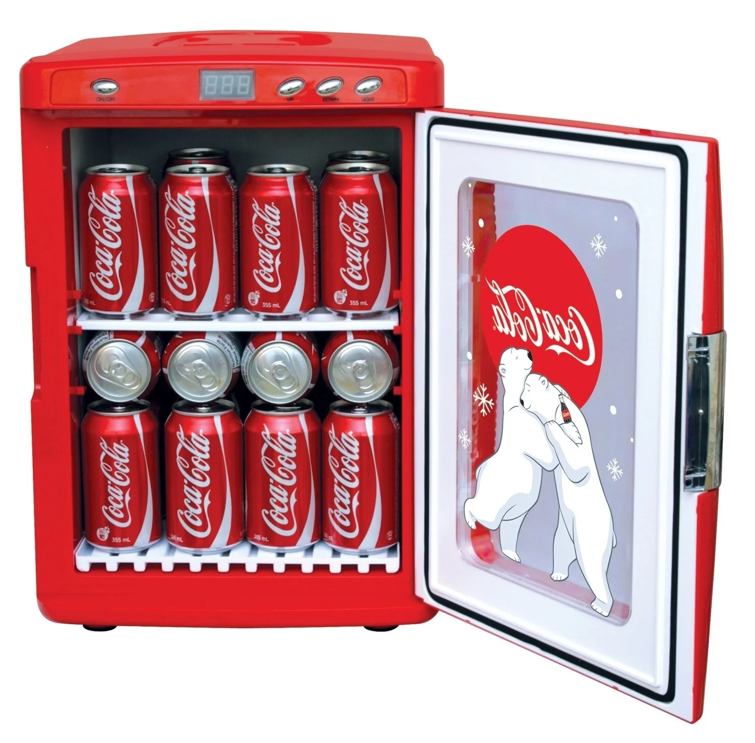 Coca-Cola 28 Can Portable Cooler Warmer with Display AC/DC 25L (26 qt)