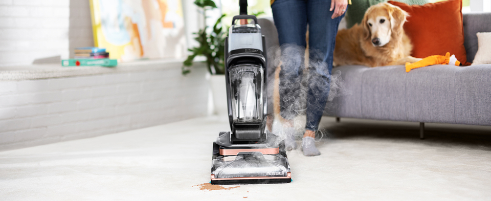 BISSELL Revolution HydroSteam Carpet Cleaner, 3428