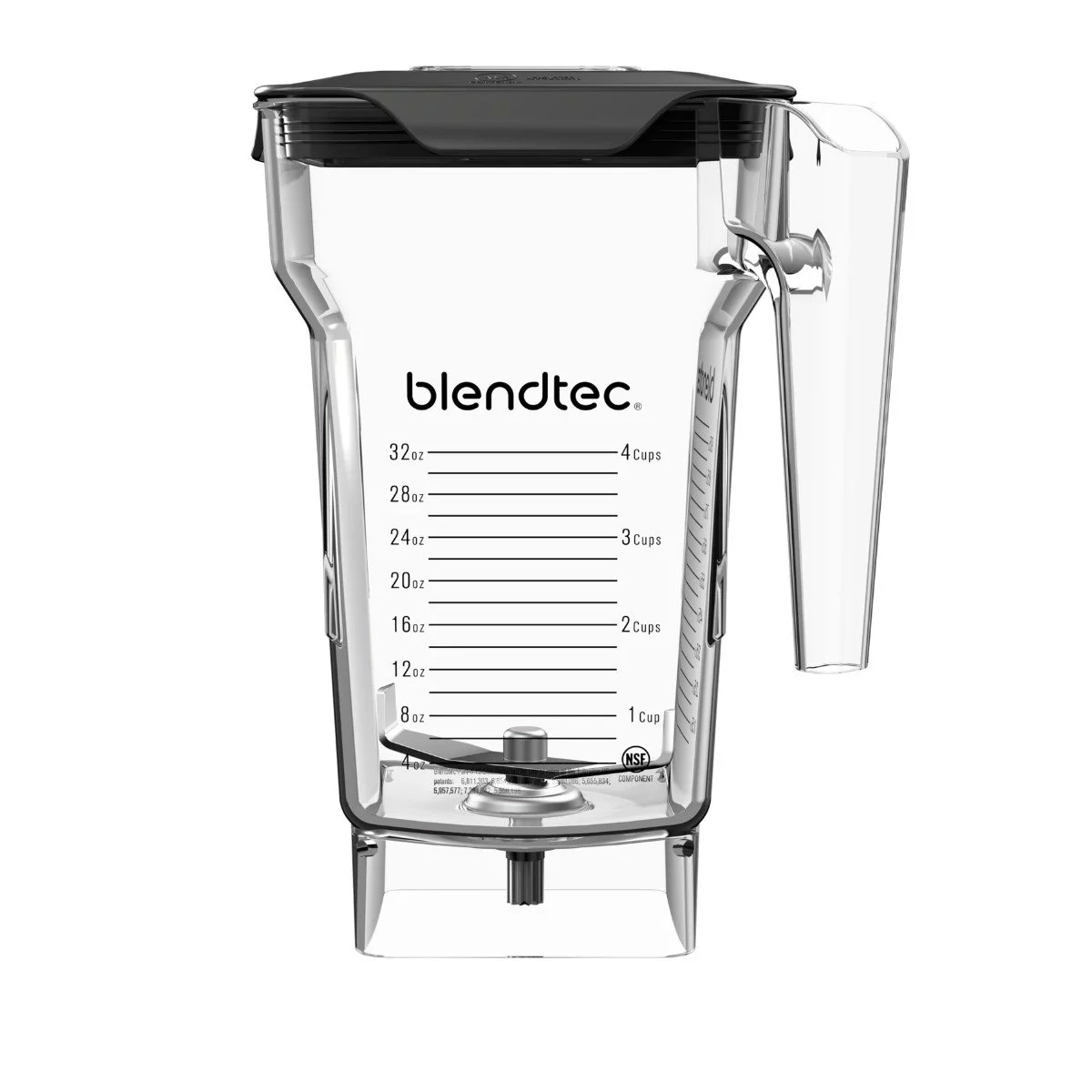 Blendtec Commercial FourSide Blender Jar (64 oz with Hard Lid) | 3-Pack