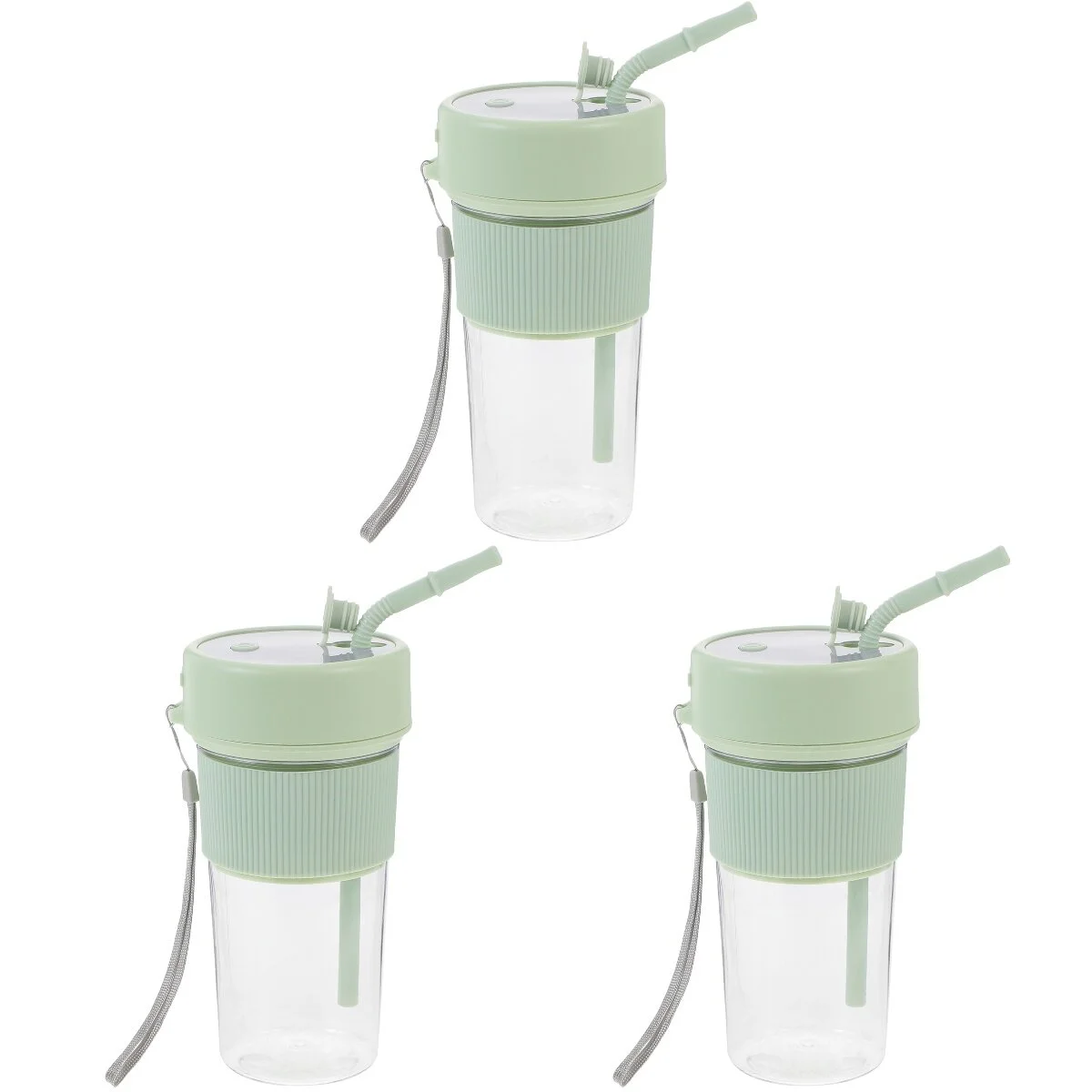 3pcs Fruit Blender Portable Blender Travel Juicer Cup Rechargeable Smoothies Mixer Fresh Juice Blender