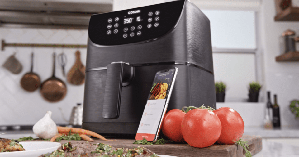 COSORI Pro Gen II New 5.8-Quart Smart Air Fryer, XL Large 13-in-1 Voice Control, Black