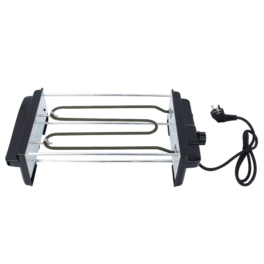 Household Electric Grill Smokeless Non-stick Barbecue Machine Double Grill (Chinese 220V)