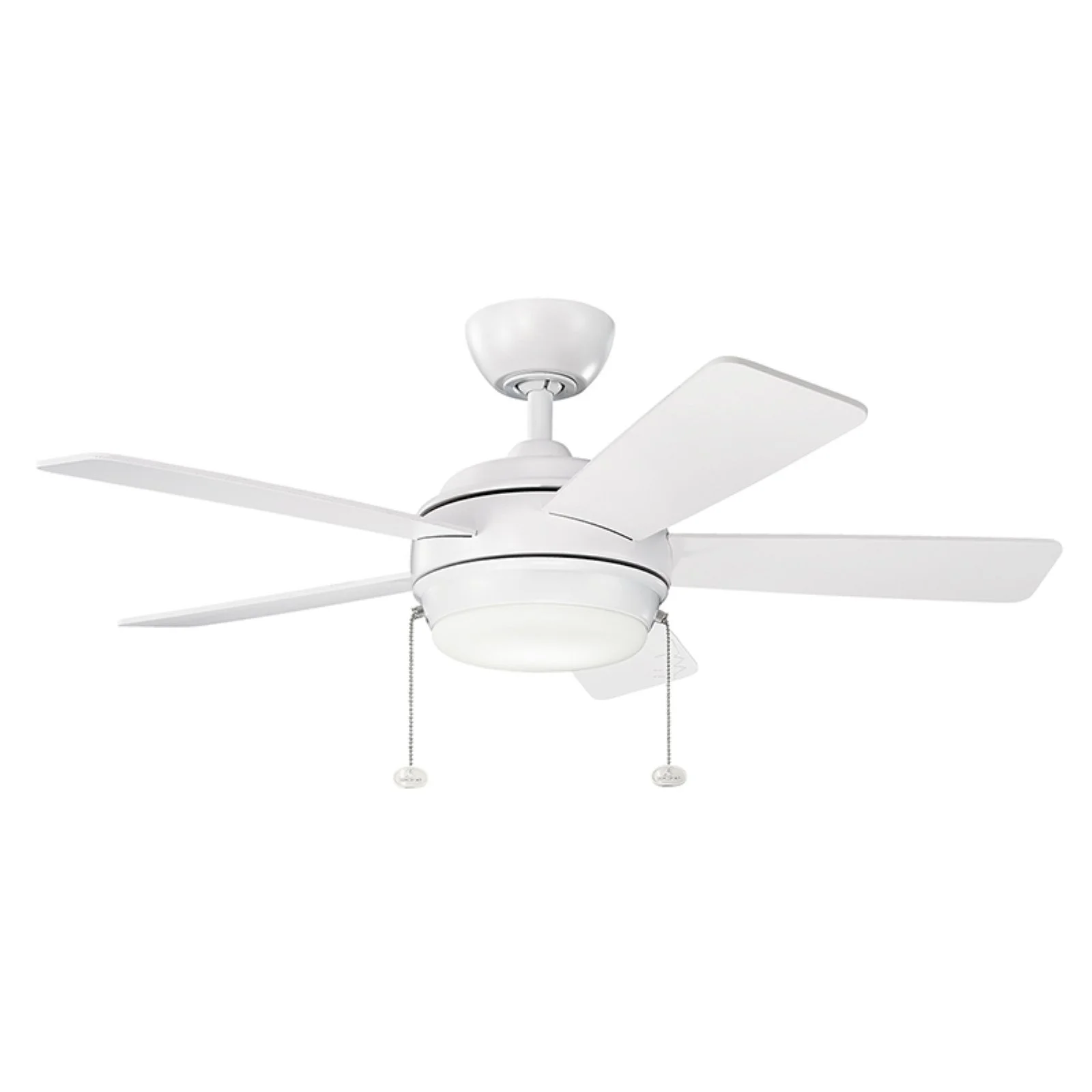 Kichler 330174 Starkk 52' 5 Blade Led Indoor Ceiling Fan - White