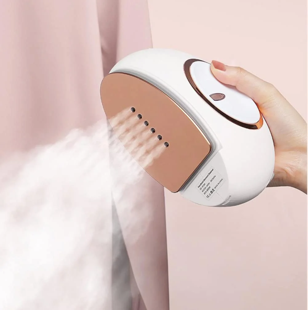 Handheld Steam Iron for Clothes Portable Dry Wet Dual Use Garment Steamer Electric Ironing Machine for Household Travel Use