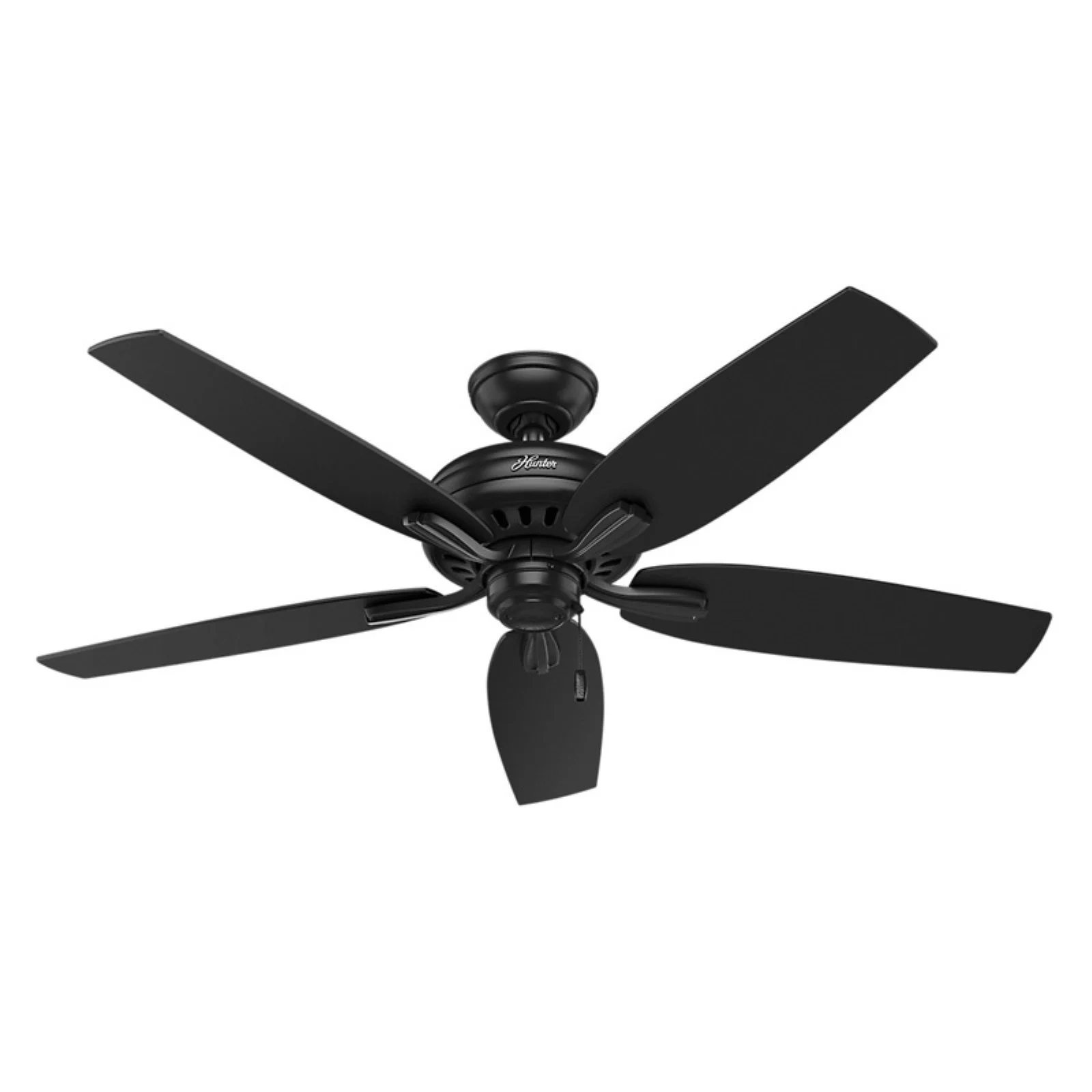 Hunter Newsome 52' Indoor/Outdoor Home Ceiling Fan with Pull Chain, Fresh White