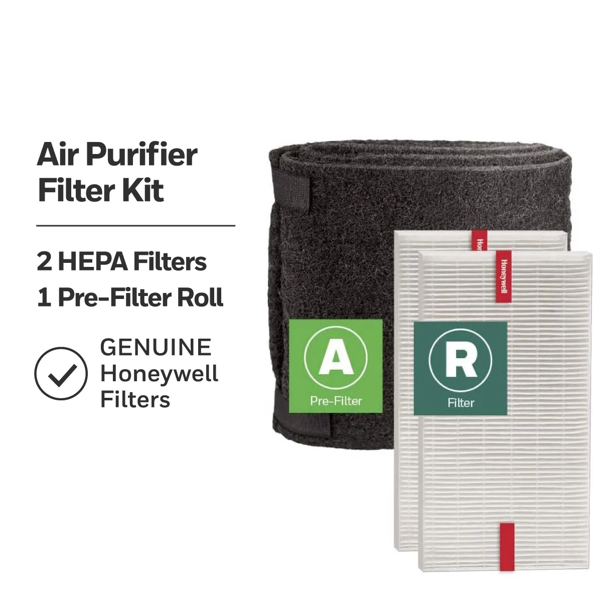 Honeywell Air Purifier Replacement Filter, HRF-ARVP200, HEPA Filter, Value Pack