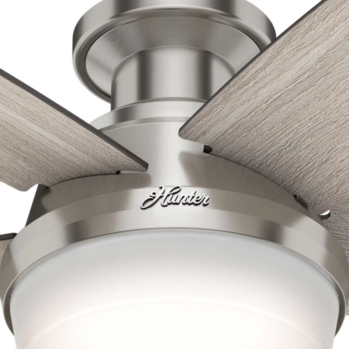 Hunter Avia Low Profile LED 48' Ceiling Fan, Brushed Nickel