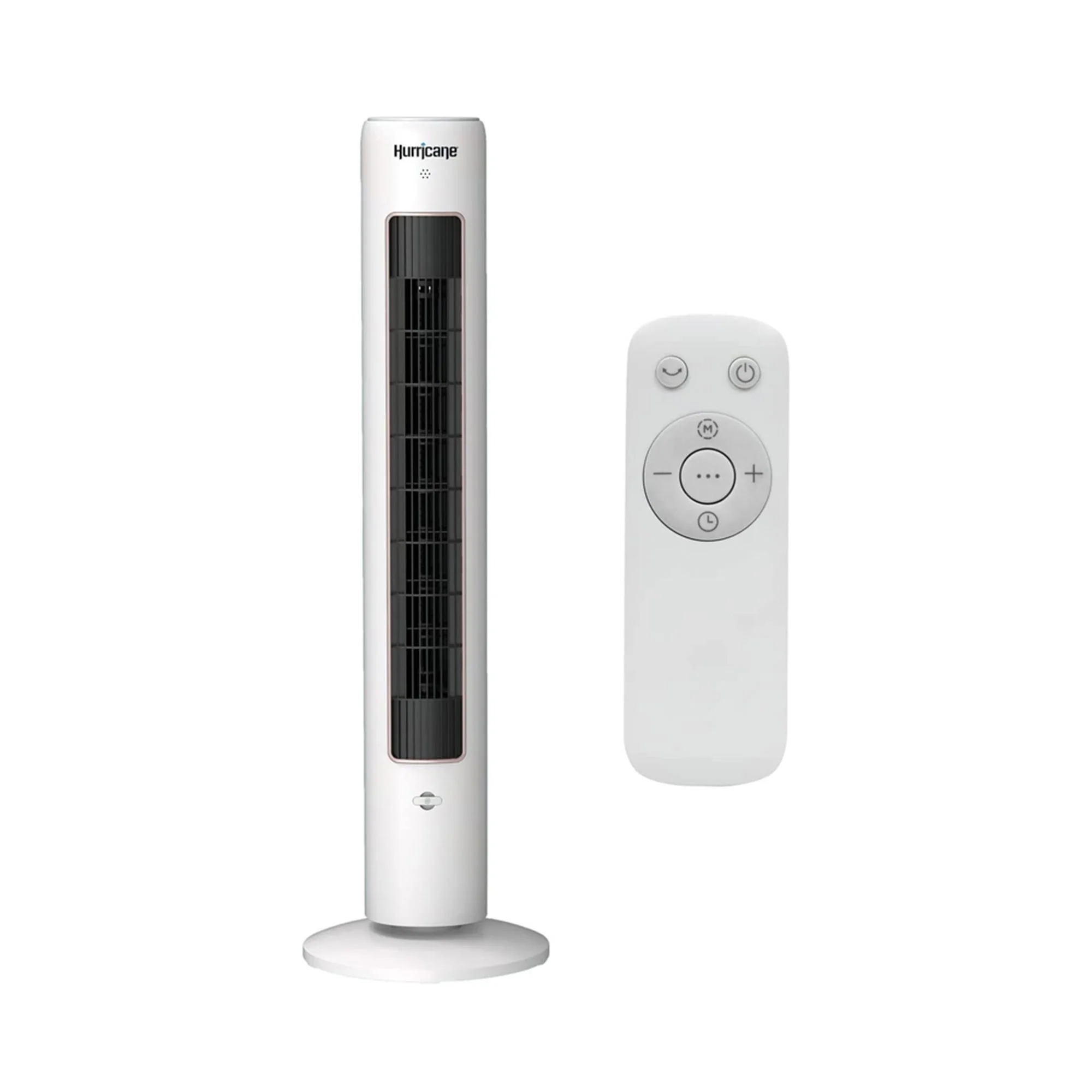 Hurricane 40 In Triple Action Air Enhancing Tower Fan and Diffuser, White