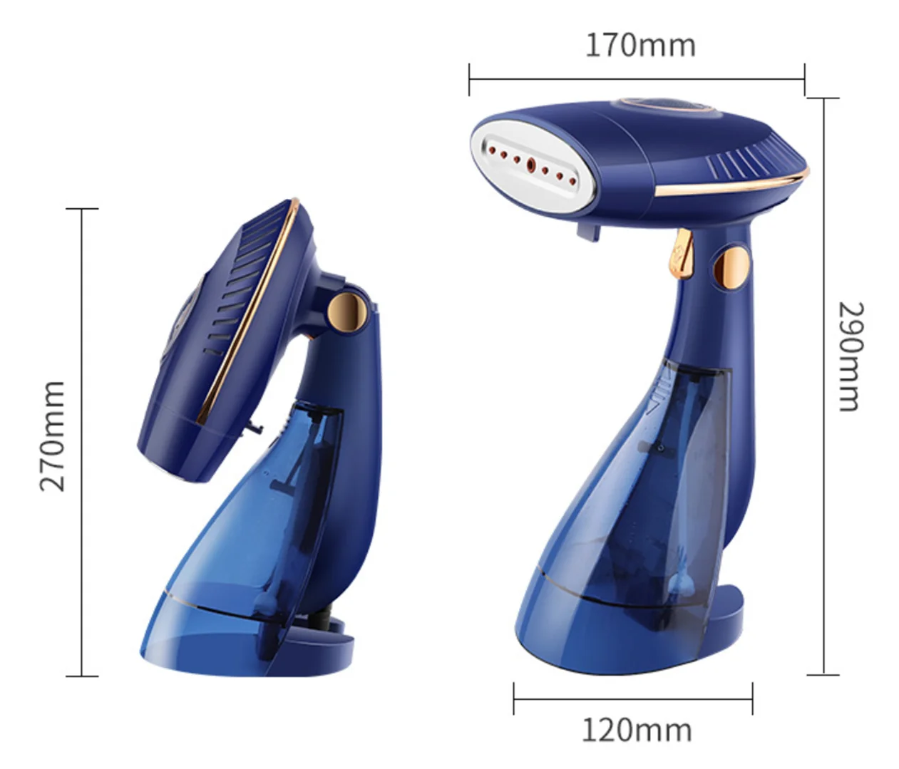 Handheld Garment Steamer for Clothes, 1500W Design Ironing Machine Ironing Brush Electric Iron Hand held Steam