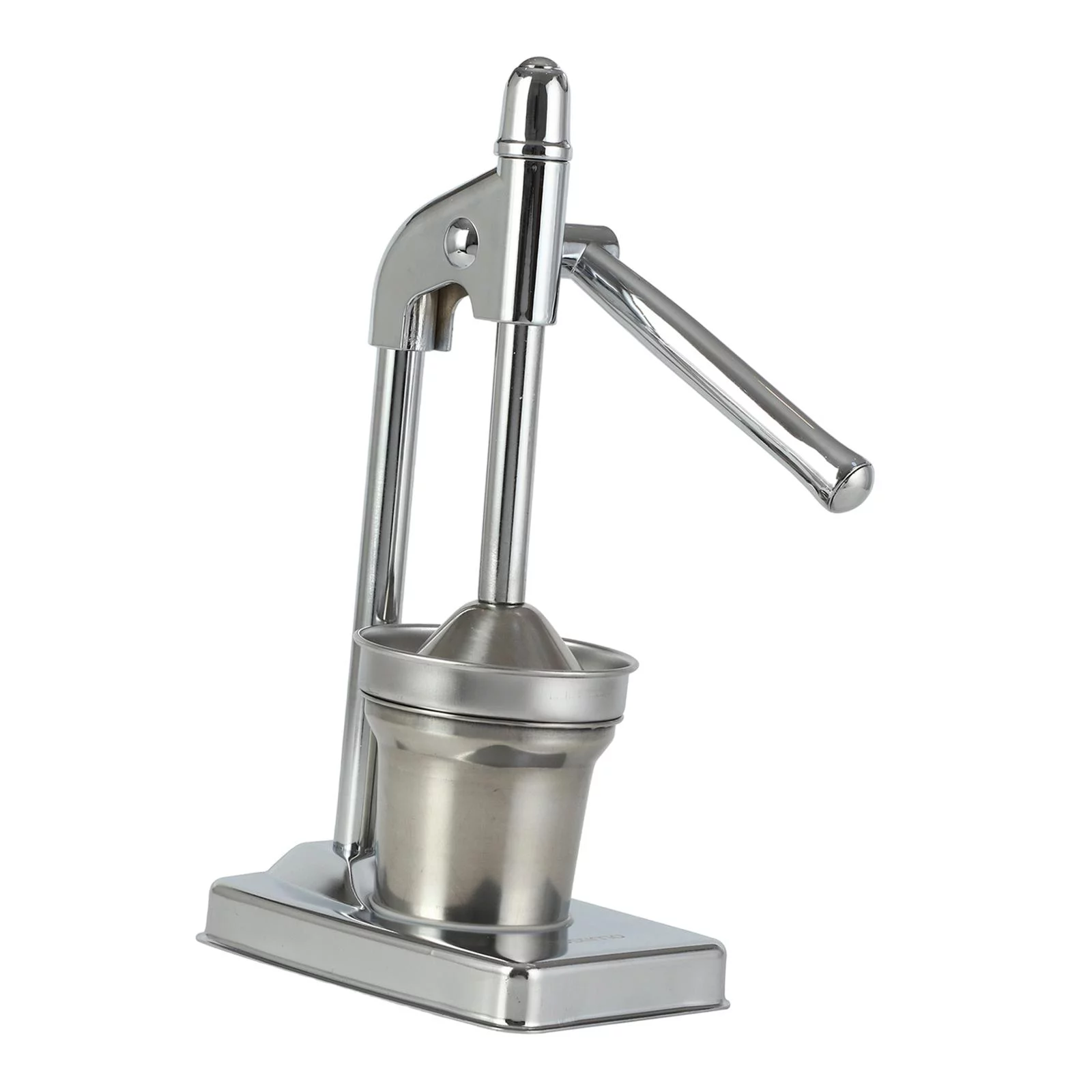 Hand Press Juicer Machine, Juice Extractor, Heavy Duty, Kitchen Gadget, Manual Orange Juicer Stainless Steel Lemon Squeezer for Household Tool Argent