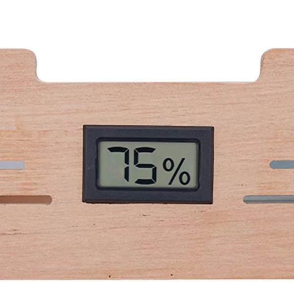JINJUNYE 26L Cigar Humidor with Cooling and Heating Function, 200 Count Electric Cooler Humidor with Spanish Cedar Wood Drawer Shelves, Temperature Control & Hygrometer, Gift for Men